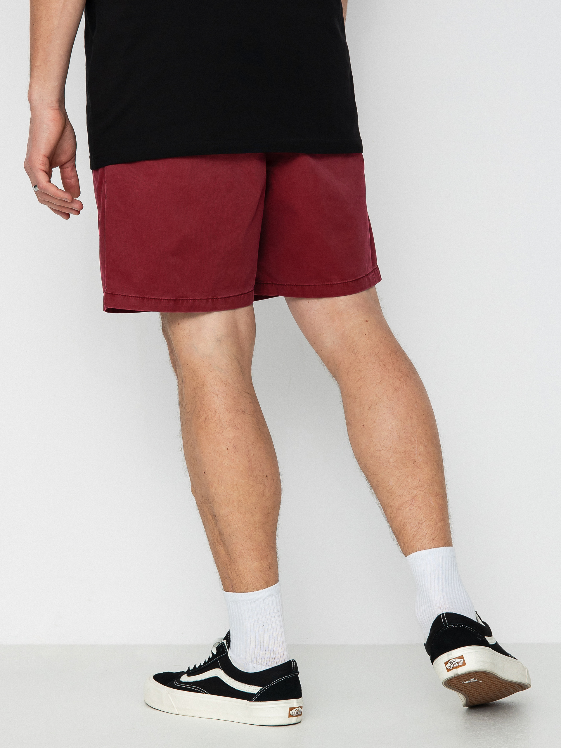 Vans Range Salt Wash Relaxed Elastic Shorts (syrah)