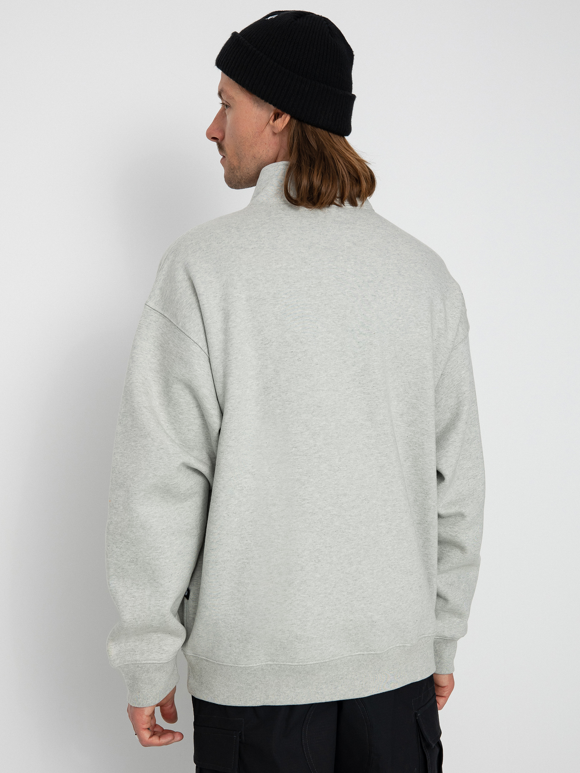 Nike SB Half Zip Y2K Logo Sweatshirt grey (grey heather)