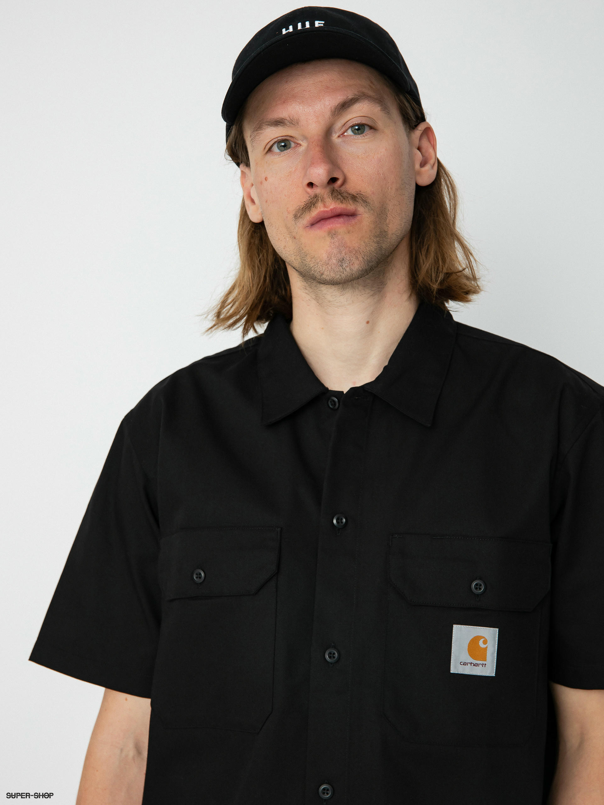 Carhartt WIP Master short sleeve shirt in yellow