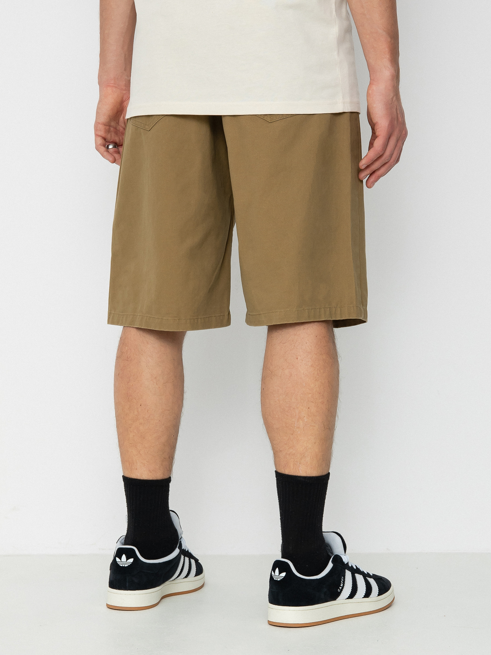 MassDnm Slang Baggy Fit Shorts (beige)