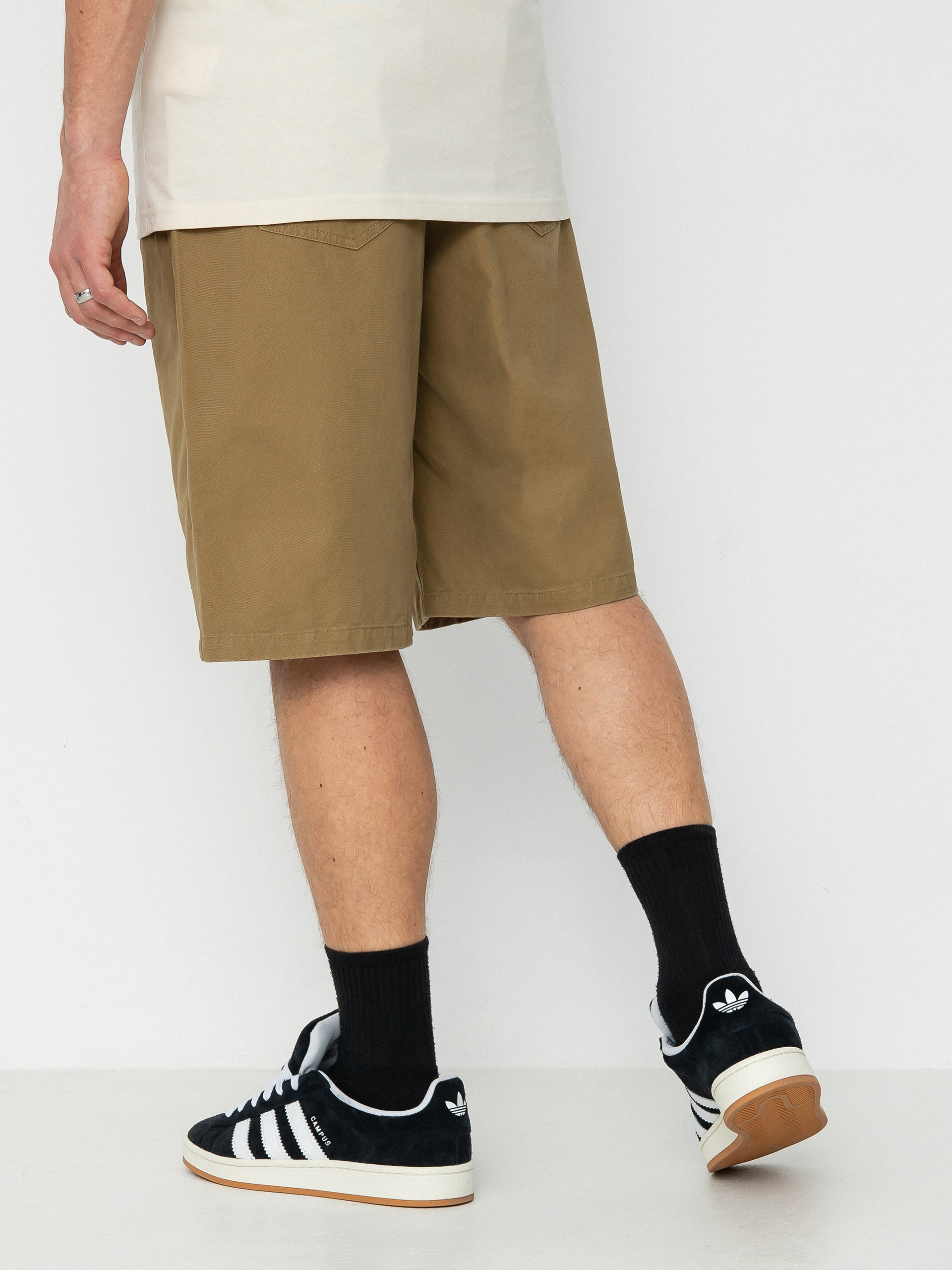 MassDnm Slang Baggy Fit Shorts (beige)