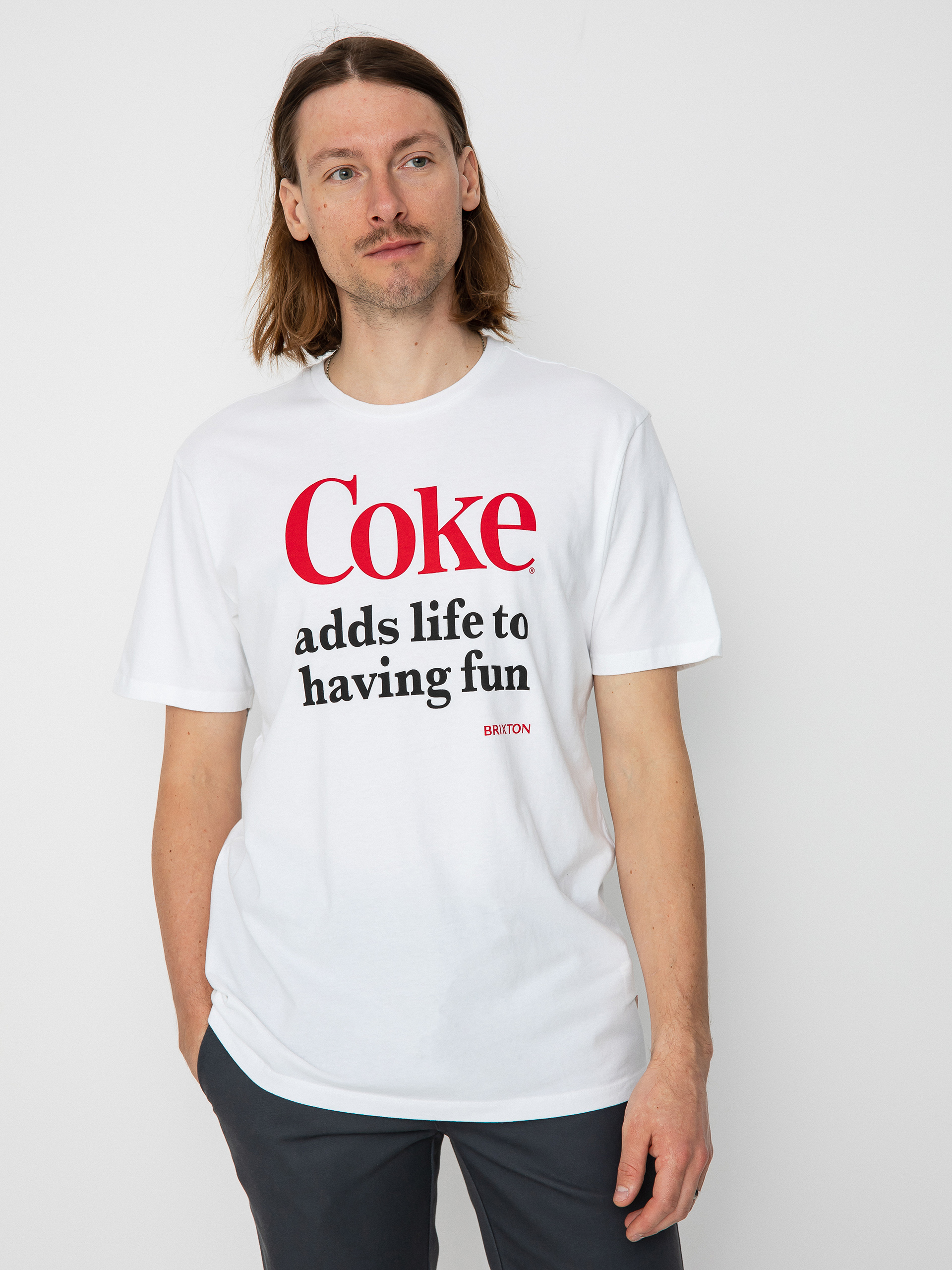 Brixton Coca-Cola Having Fun T-shirt (white)