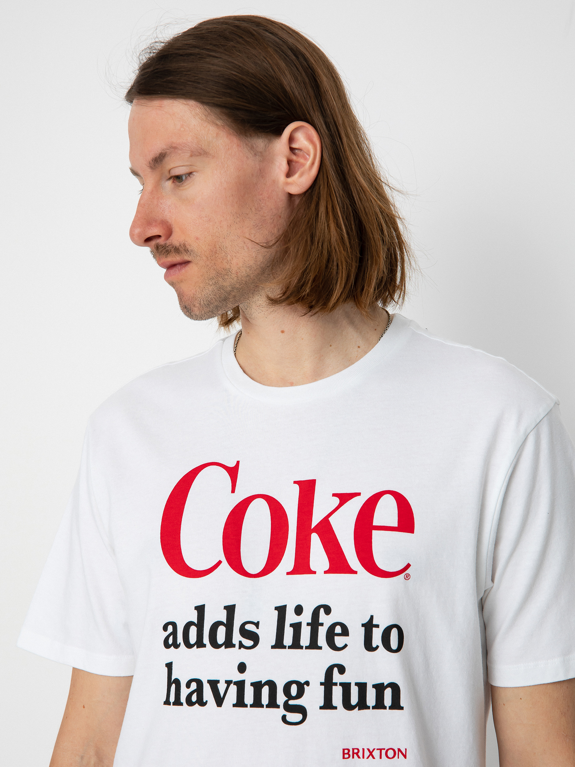 Brixton Coca-Cola Having Fun T-shirt (white)