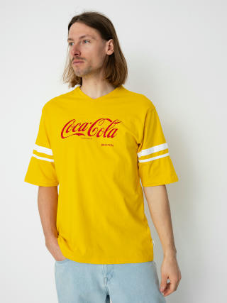 Brixton Coca-Cola Classic Football T-shirt (yellow)