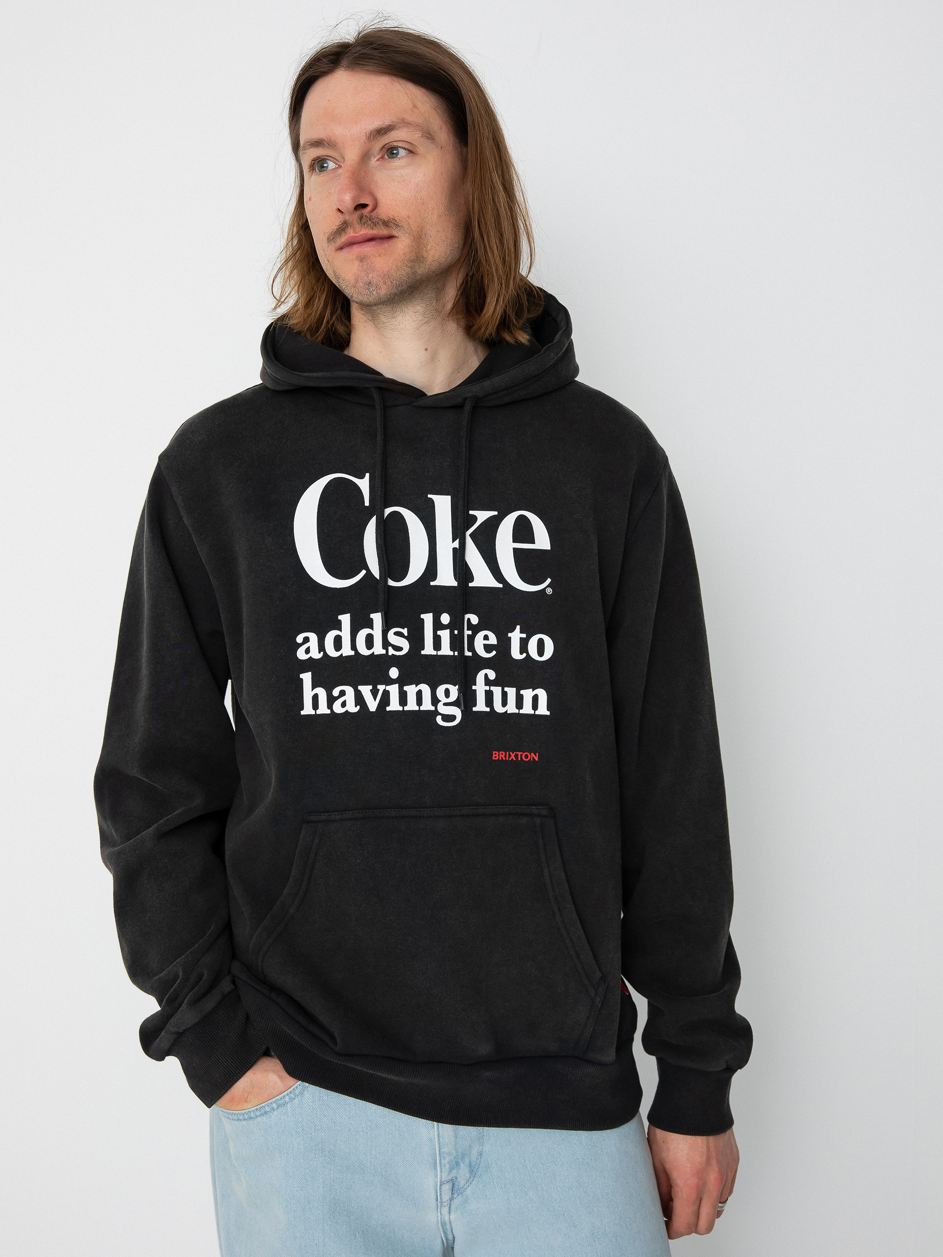 Brixton Coca-Cola Having Fun HD Hoodie (black)