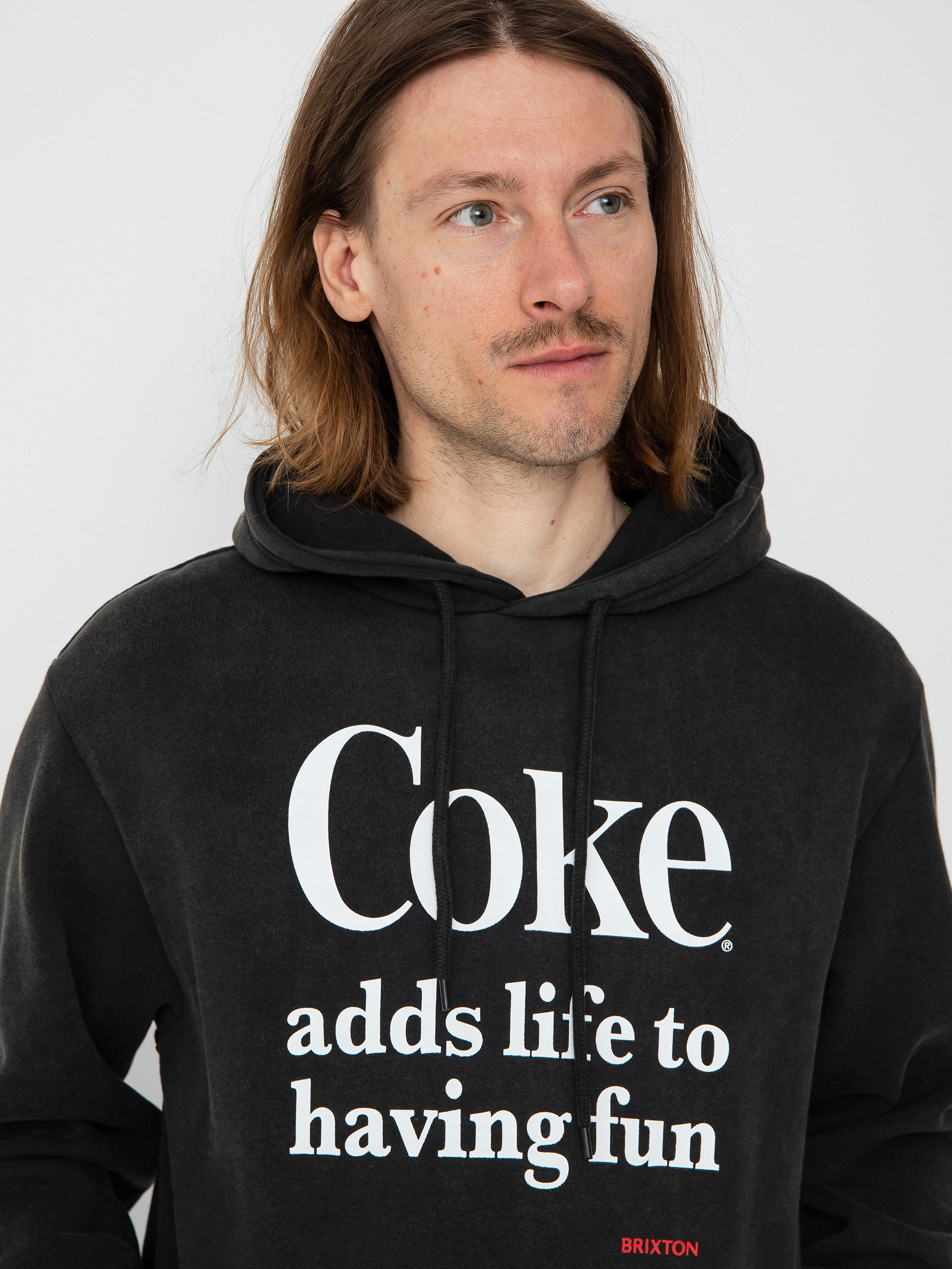 Brixton Coca-Cola Having Fun HD Hoodie (black)