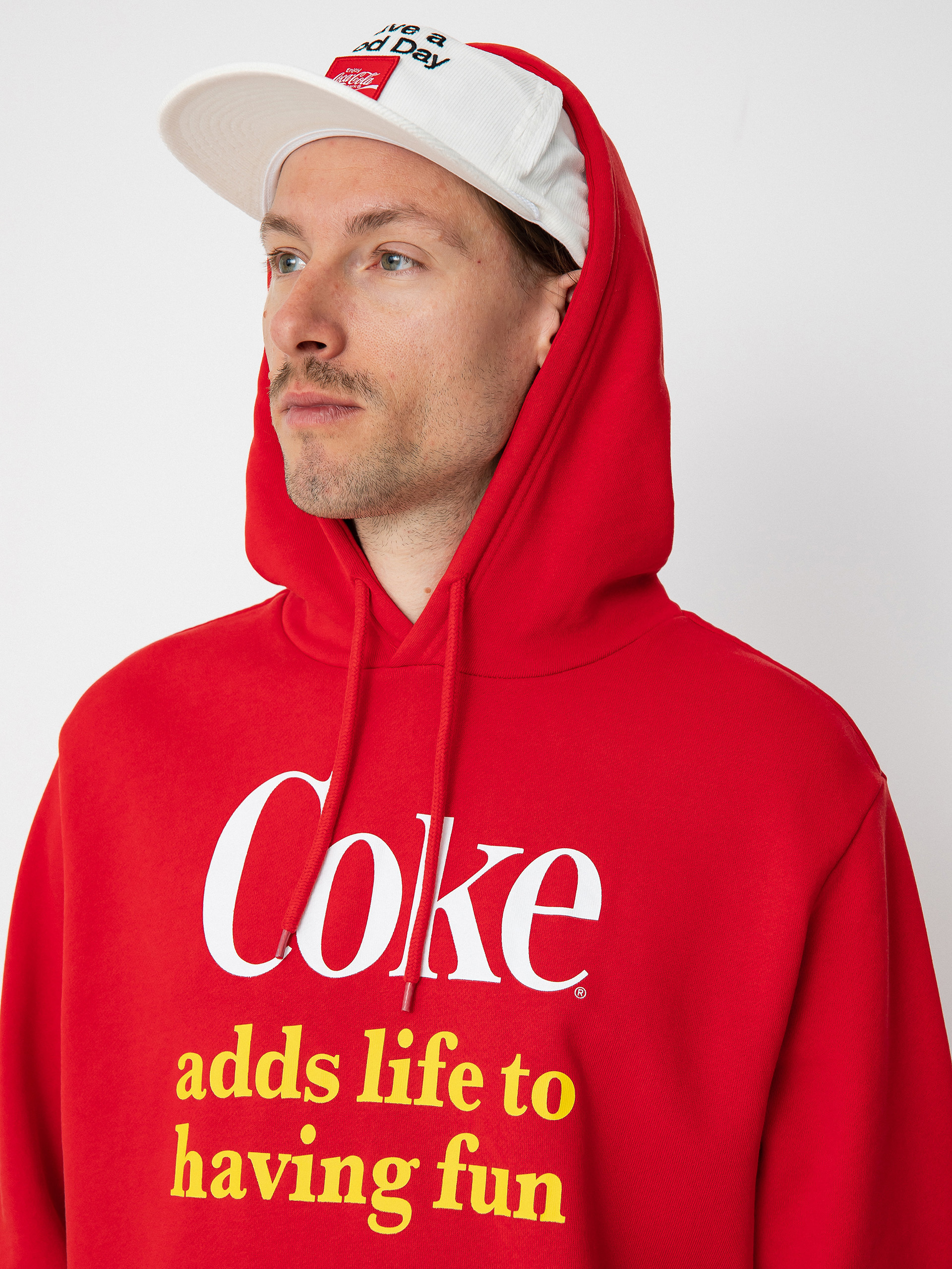Brixton Coca-Cola Having Fun HD Hoodie (cokered)
