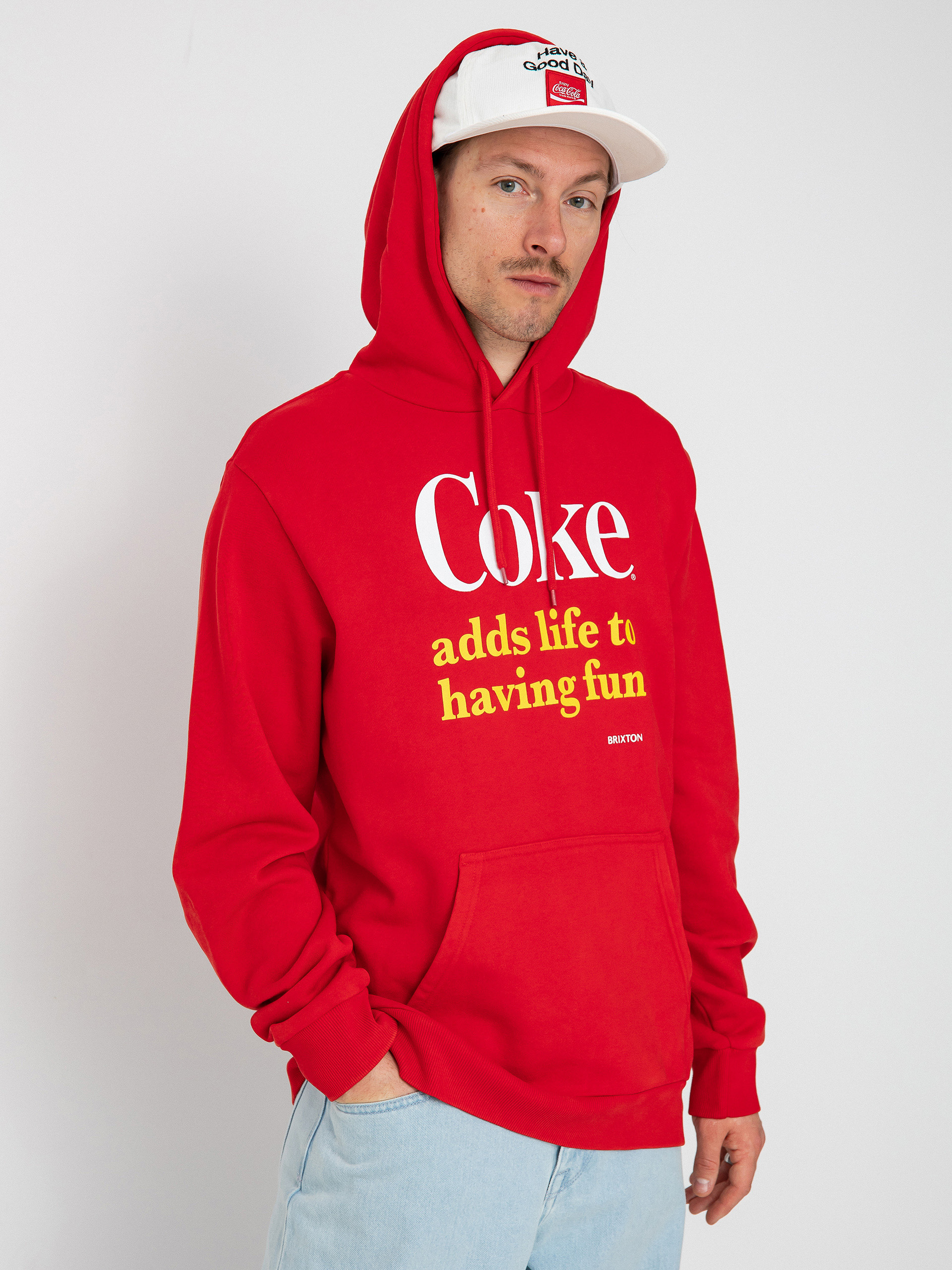 Brixton Coca-Cola Having Fun HD Hoodie (cokered)