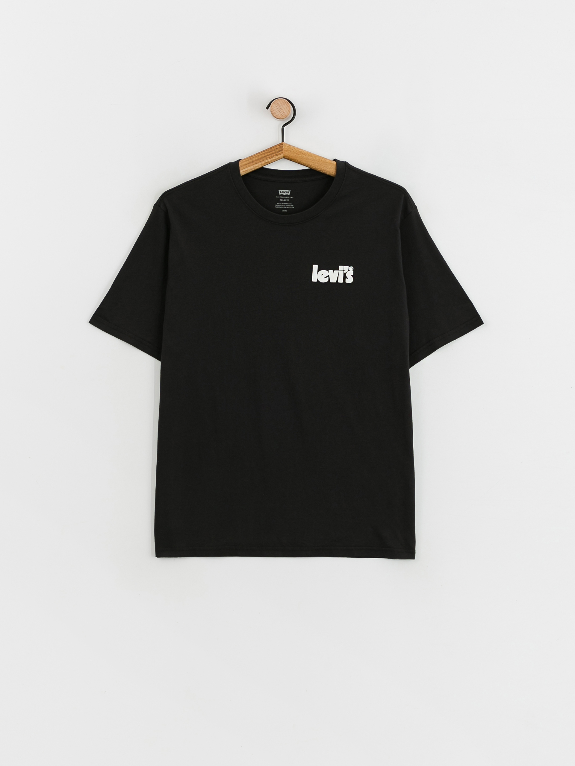 Levi's® Relaxed Fit Poster T-shirt (caviar graphic)