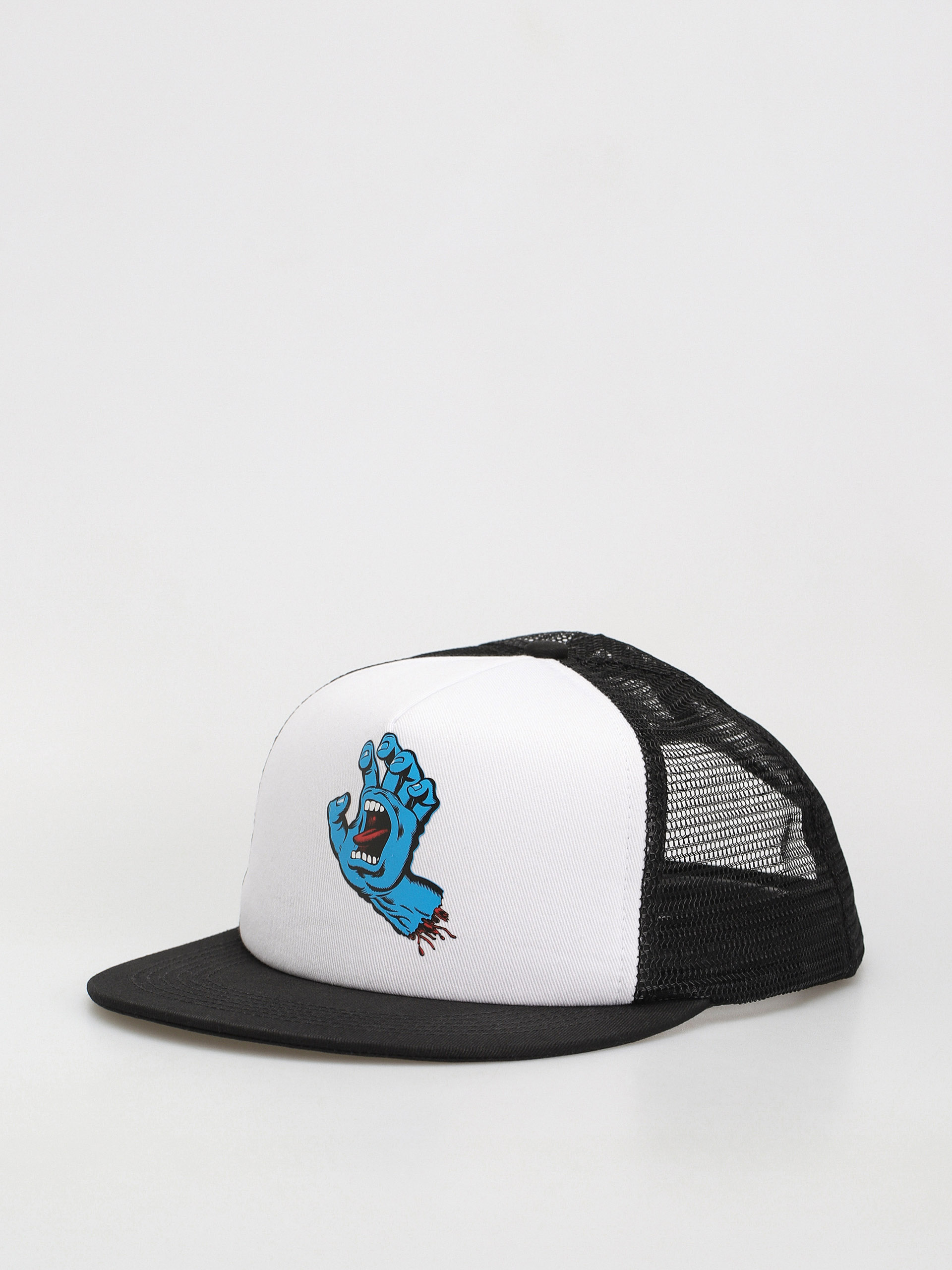 Santa Cruz Classic Hand Mesh Cap (white/black)