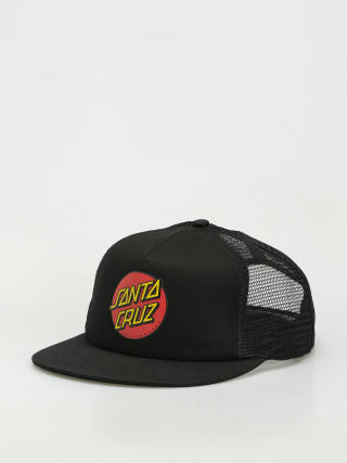 Santa Cruz Classic Dot Mesh Cap (black/black)