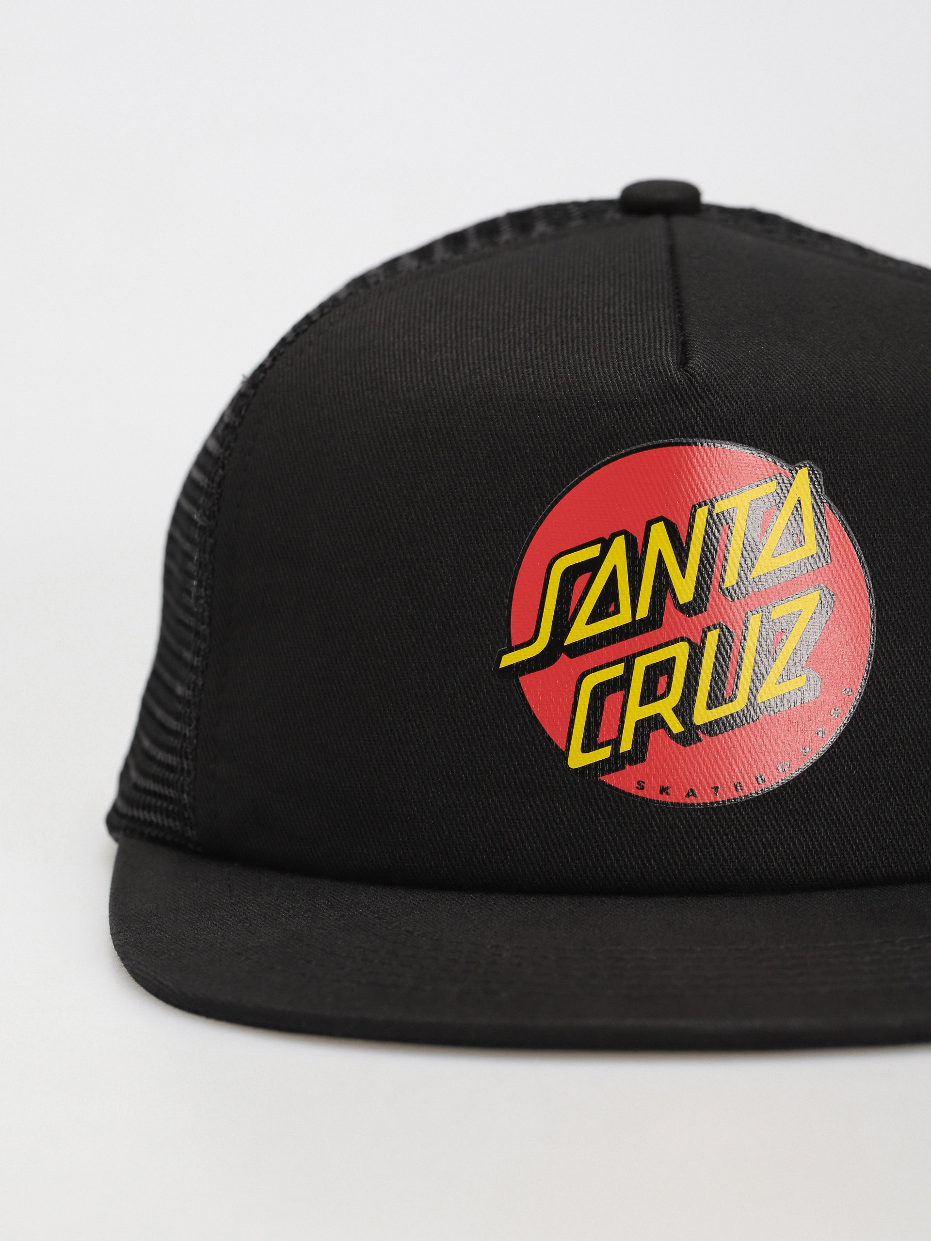 Santa Cruz Classic Dot Mesh Cap (black/black)