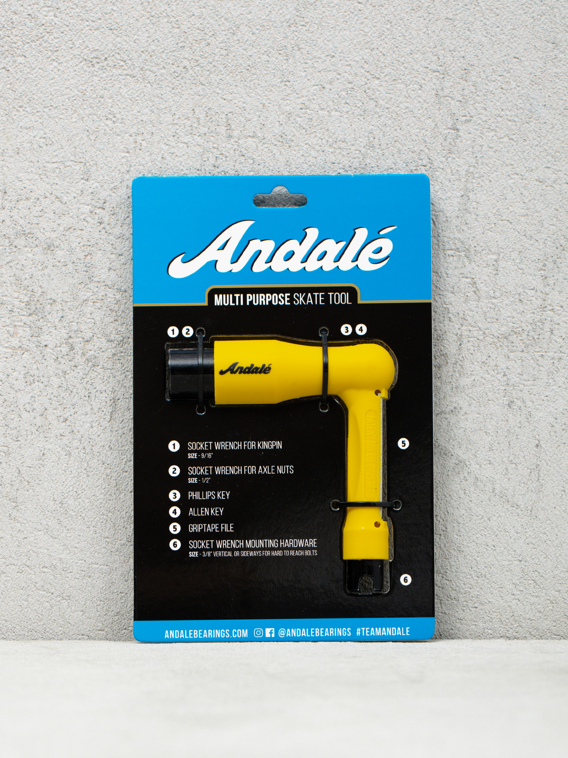 Andale Multi Purpose Skate Tool (yellow)