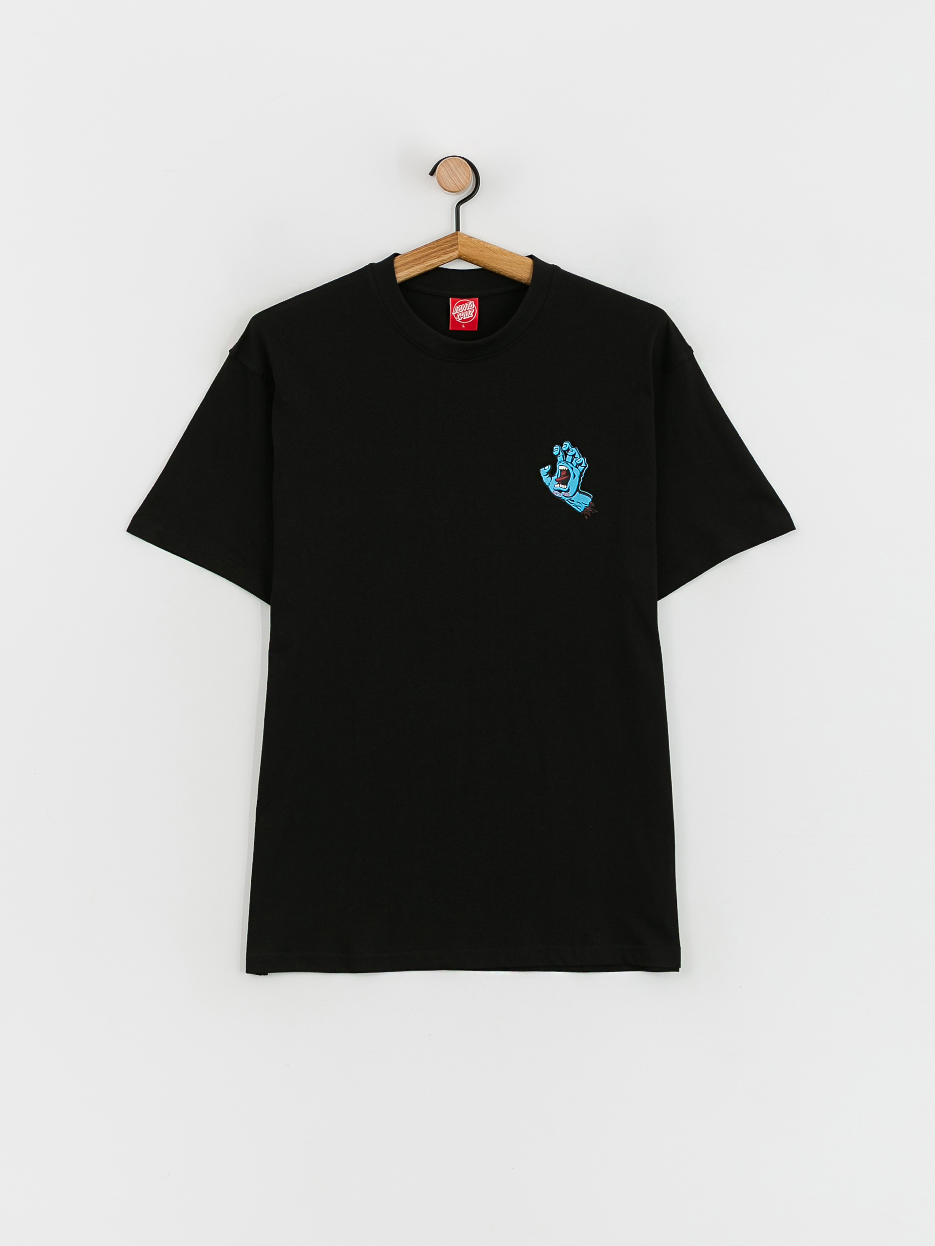 Santa Cruz Screaming Hand Chest T-Shirt (black)