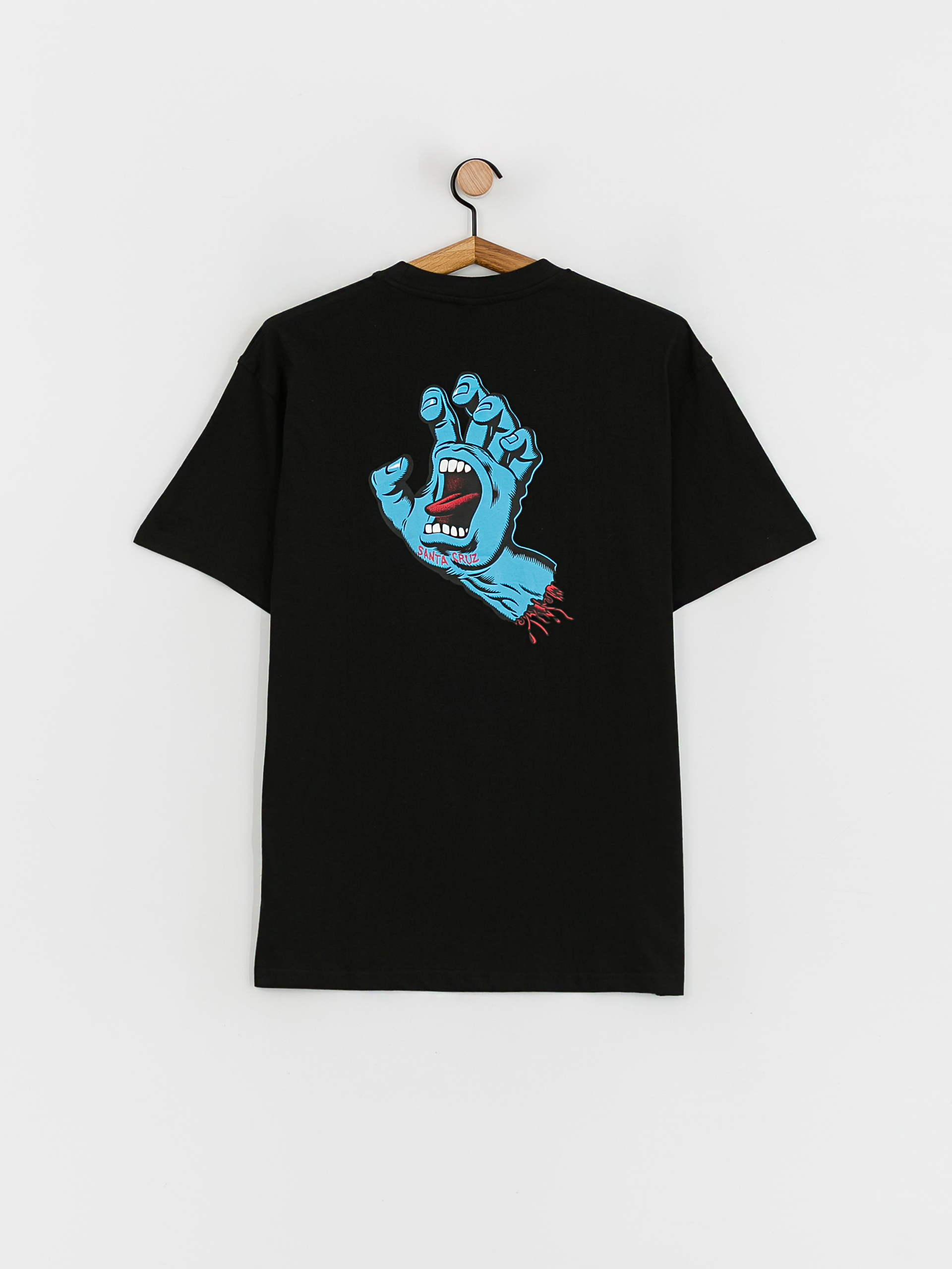 Santa Cruz Screaming Hand Chest T-Shirt (black)