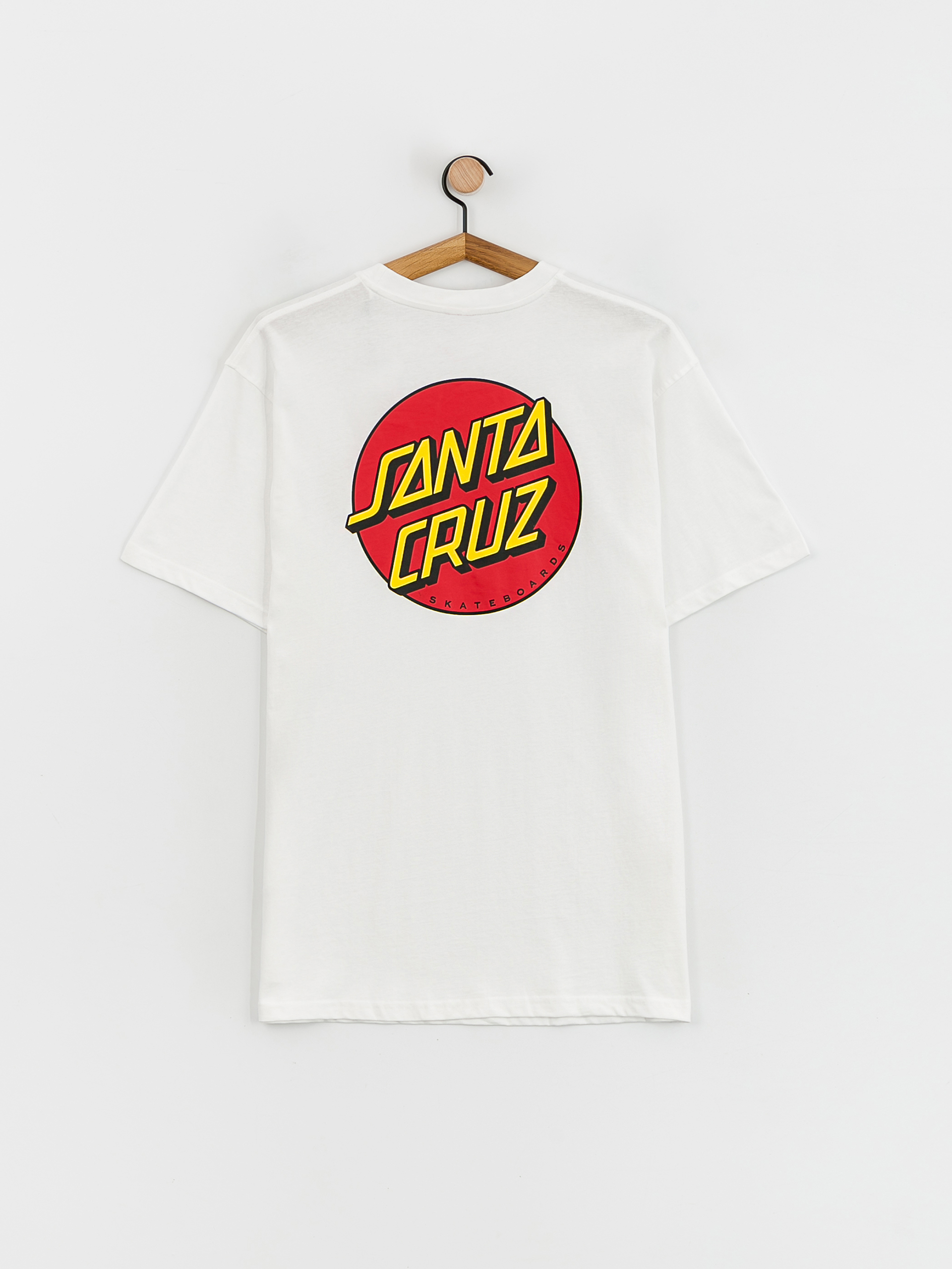 Santa Cruz Classic Dot Chest T-shirt (white)