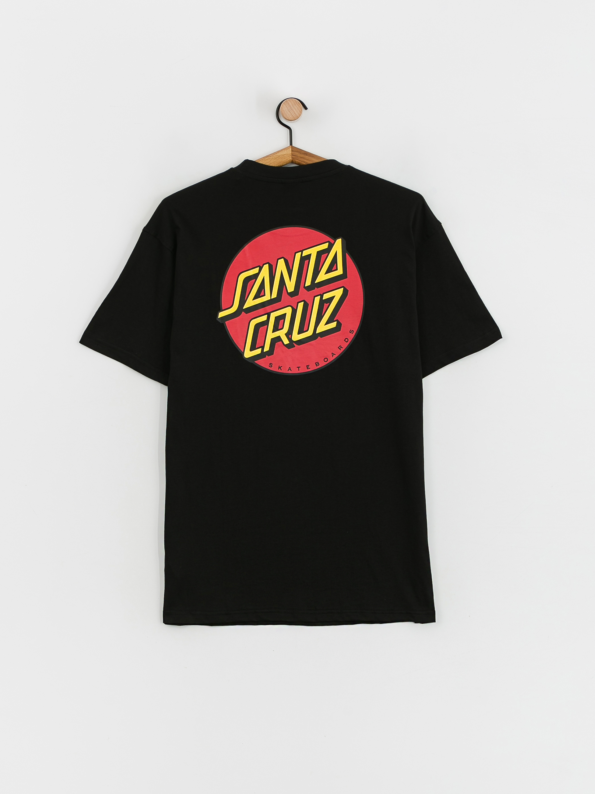 Santa Cruz Classic Dot Chest T-Shirt (black)