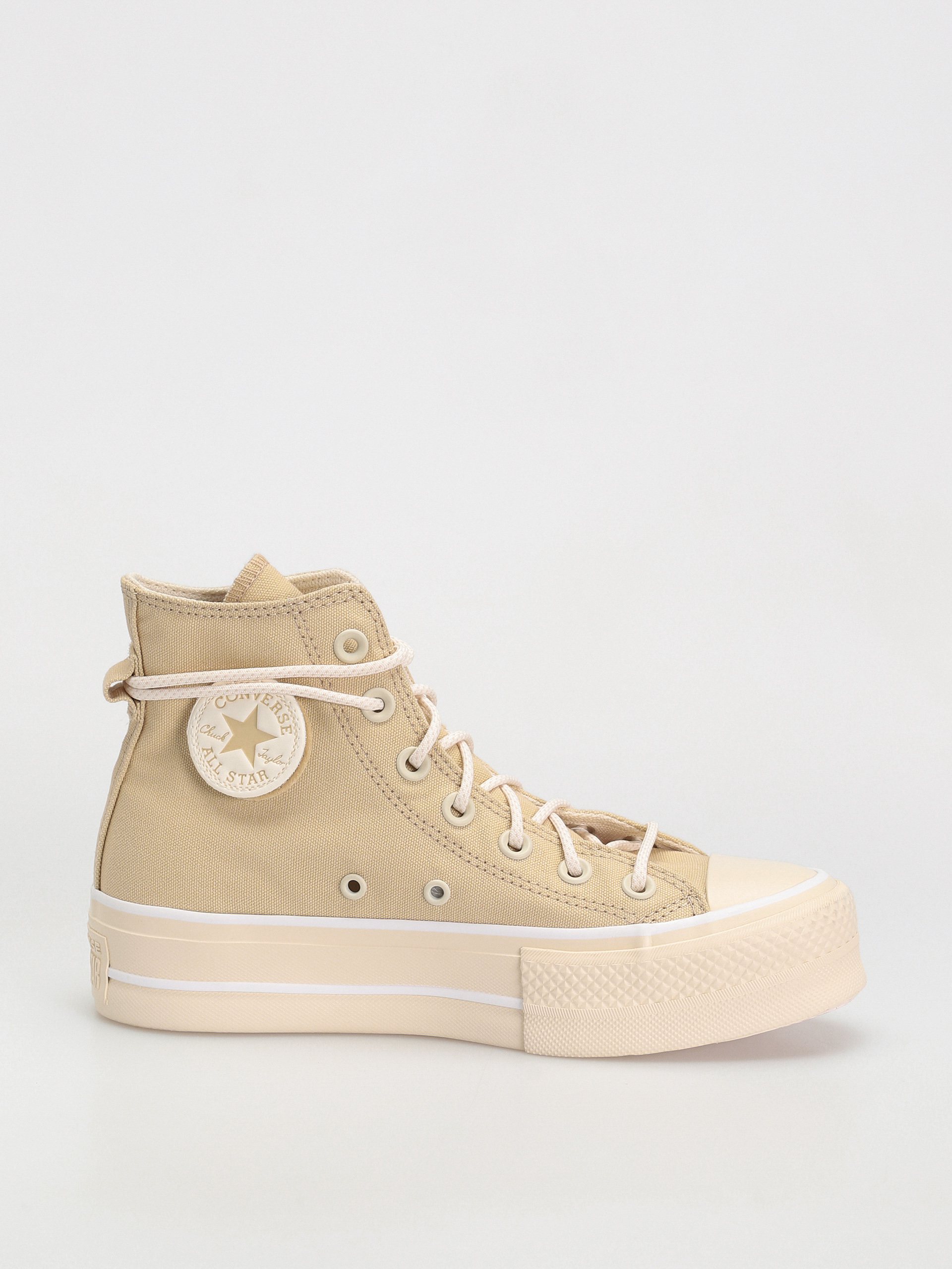 Converse Chuck Taylor All Star Lift Hi Chucks Wmn beige (oat milk)