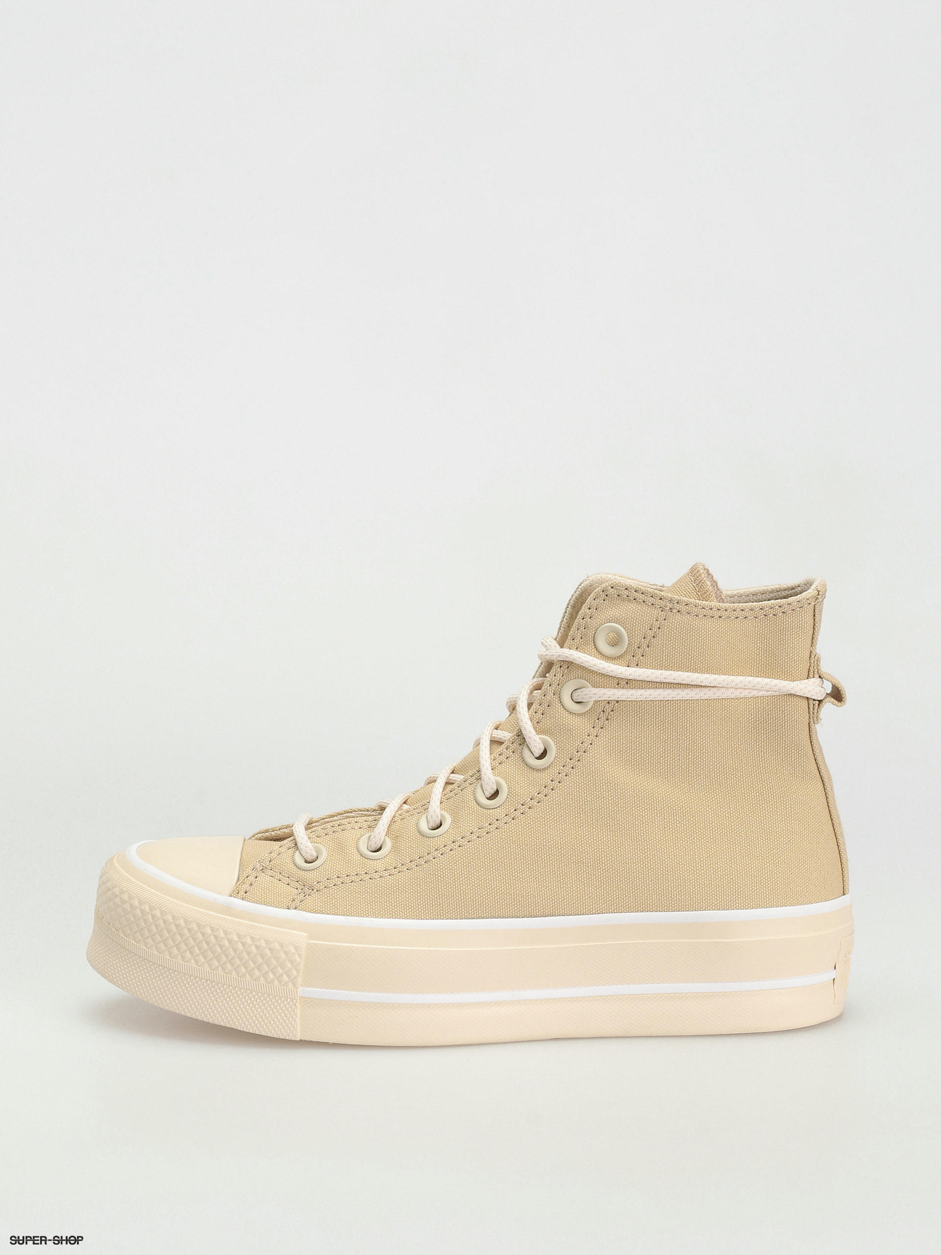 Converse Chuck Taylor All Star Lift Hi Chucks Wmn - beige (oat milk)