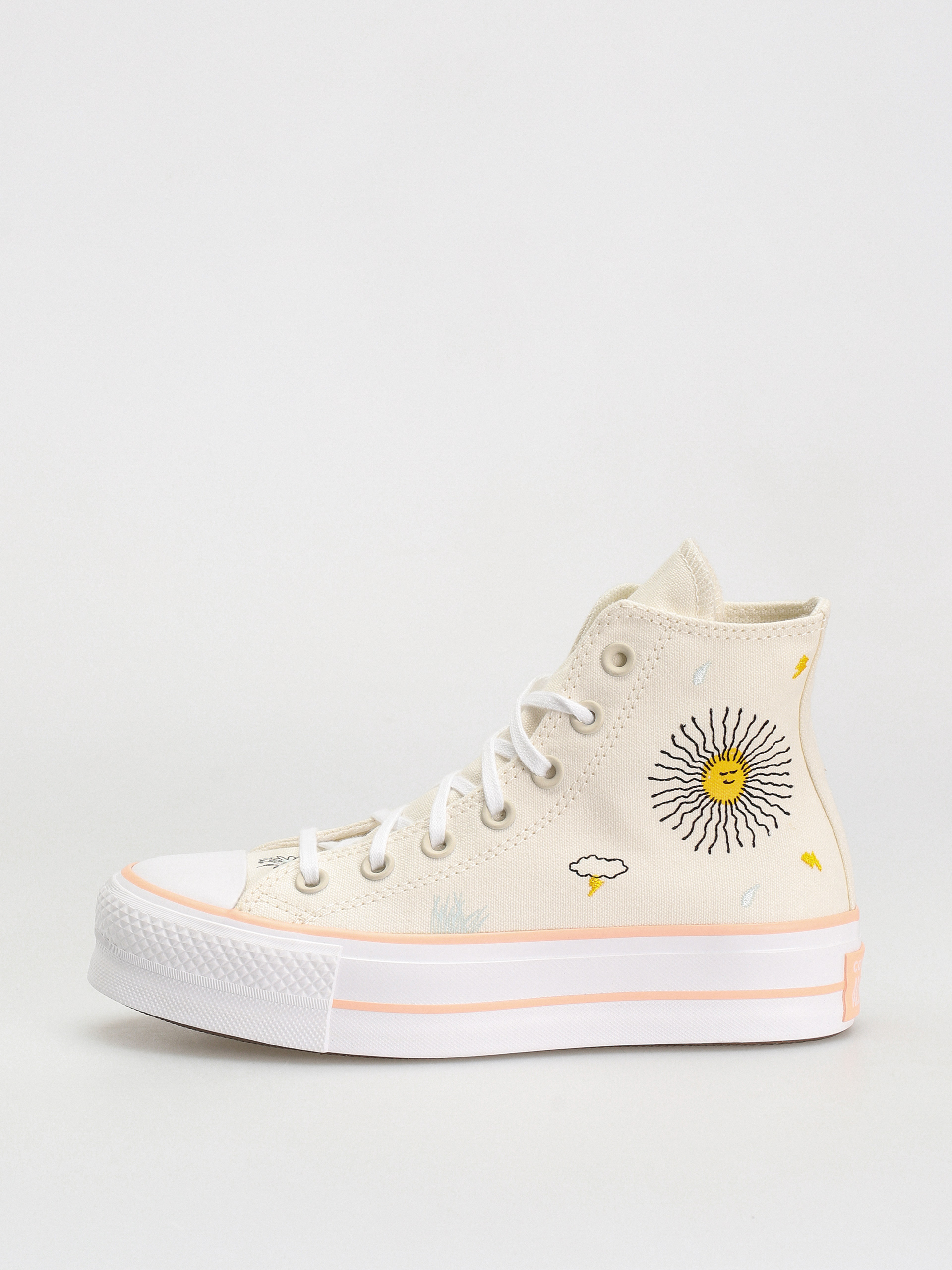 Converse Chuck Taylor All Star Lift Hi Chucks Wmn (egret)