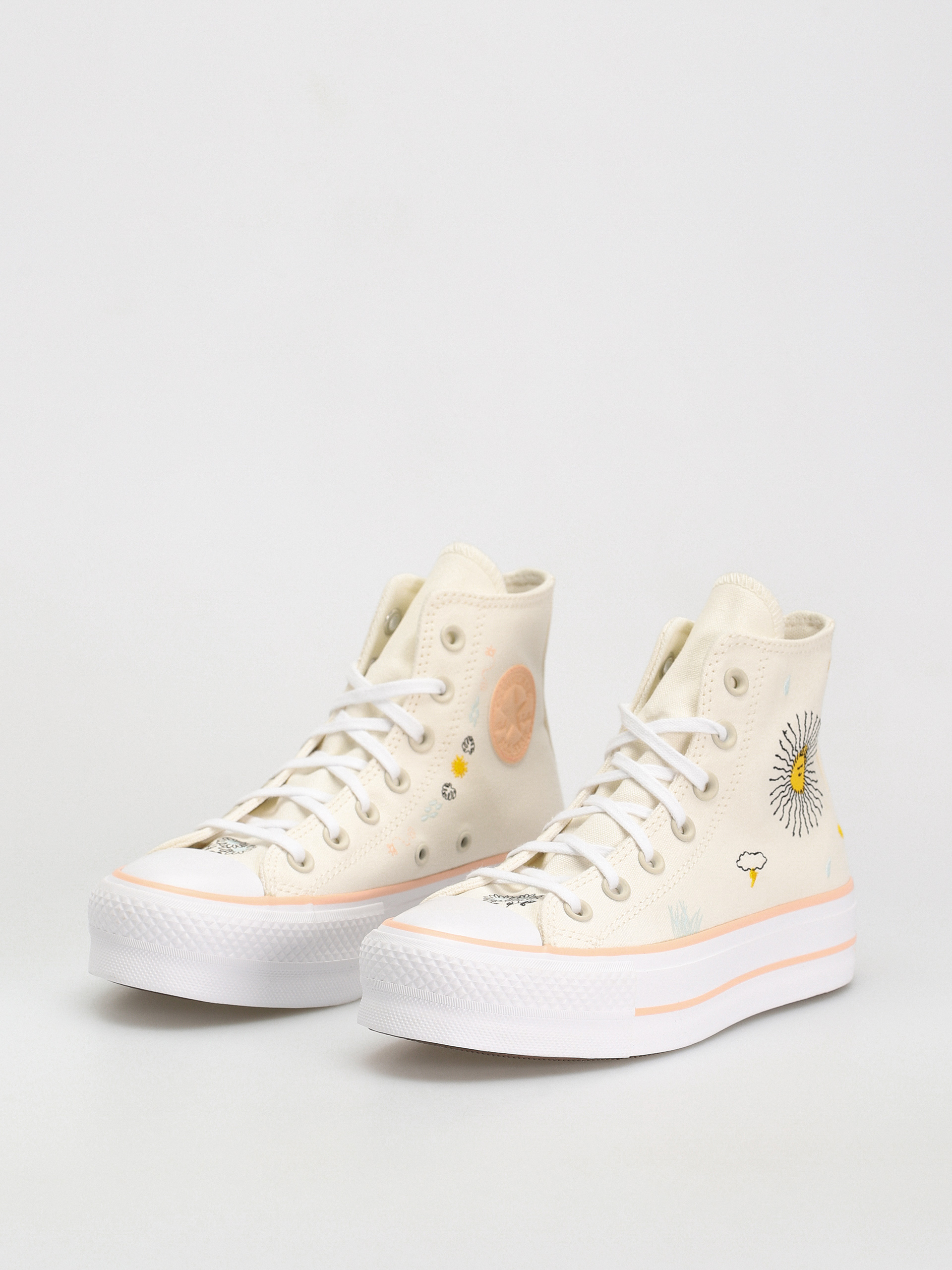 Converse Chuck Taylor All Star Lift Hi Chucks Wmn (egret)