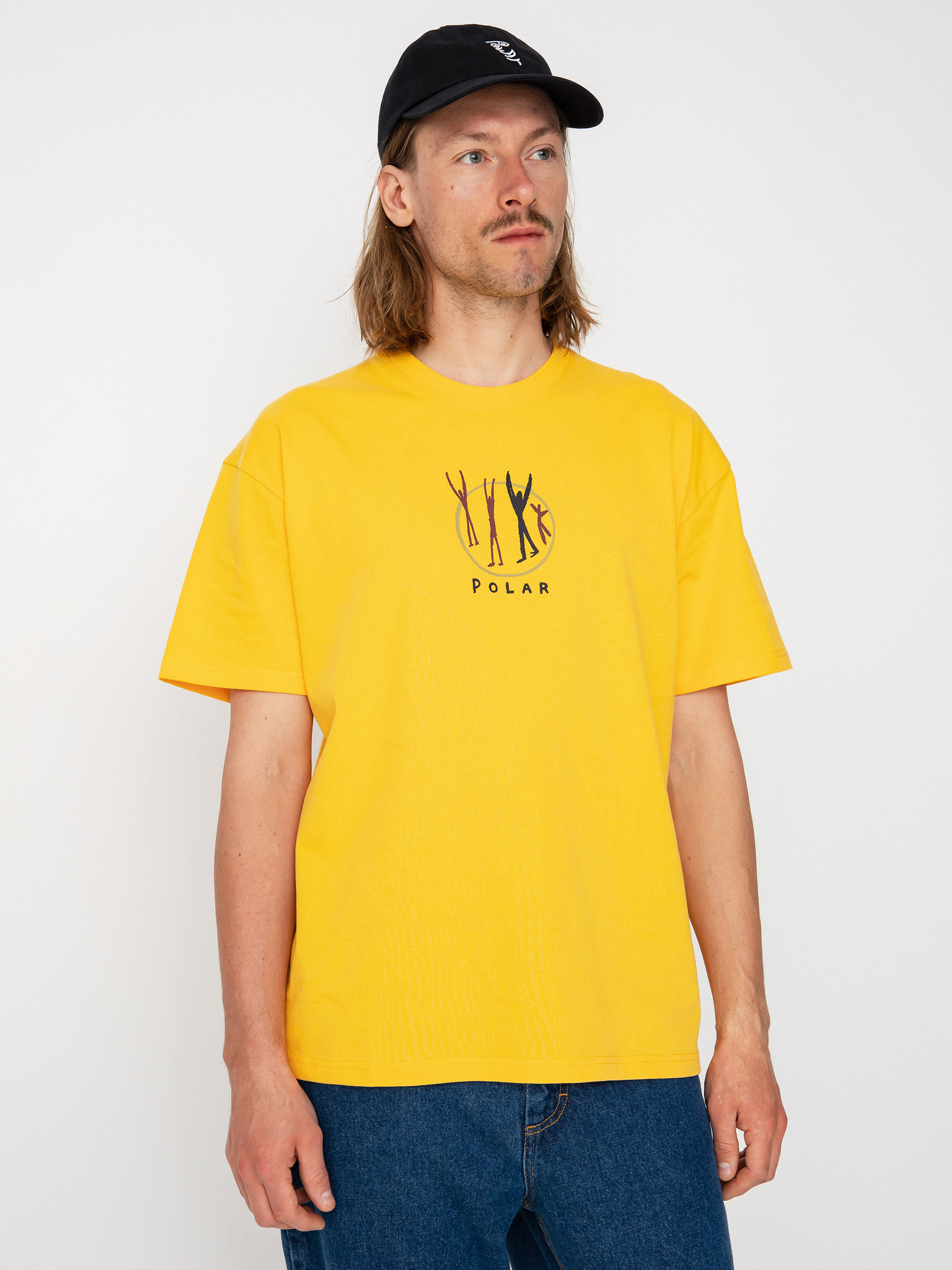 【POLAR SKATE CO】 POLAR GANG TEE [ORANGE SORBET] Polar Gang T-Shirt - Orange Sorbet | Flatspot