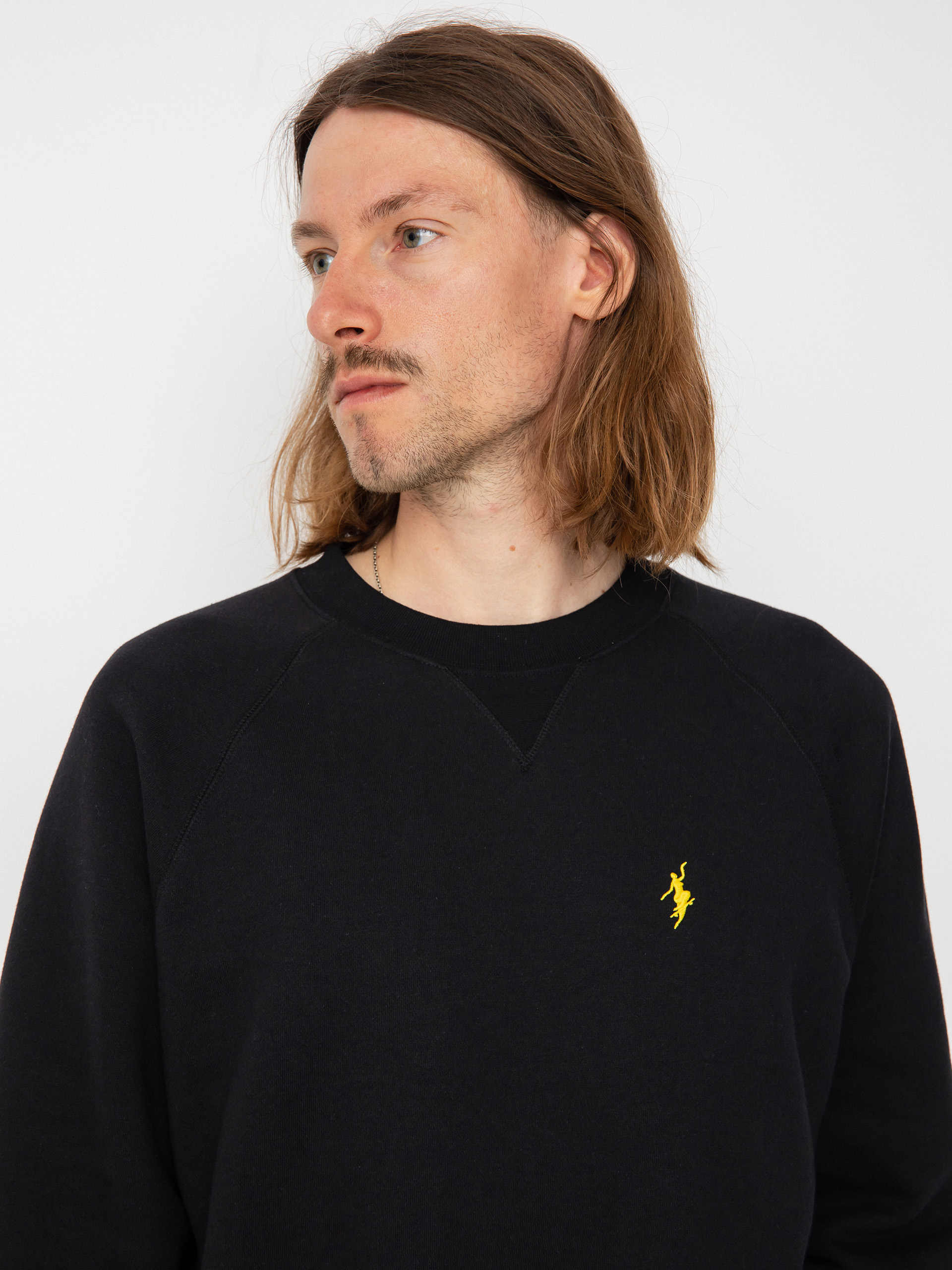 Polar Skate No Comply Default Crewneck Sweatshirt (black)