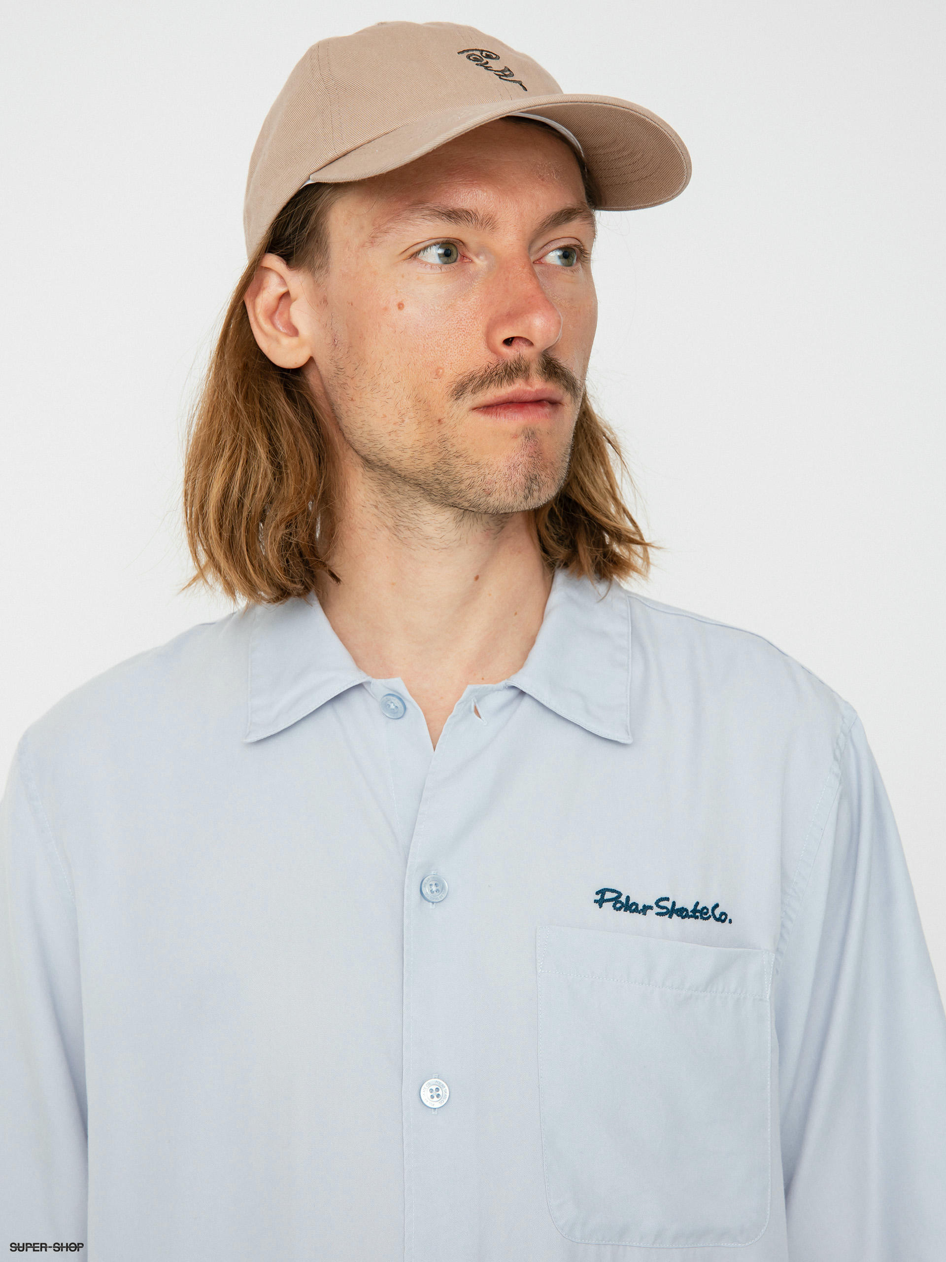 Bowling Shirt  Dual Personality - Light Blue / Navy – Polar Skate Co.