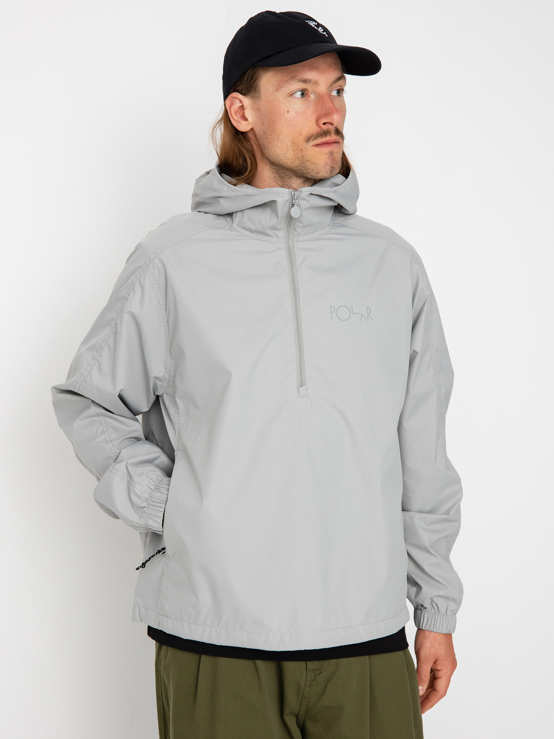 Polar Skate Packable Anorak Jacket (silver)