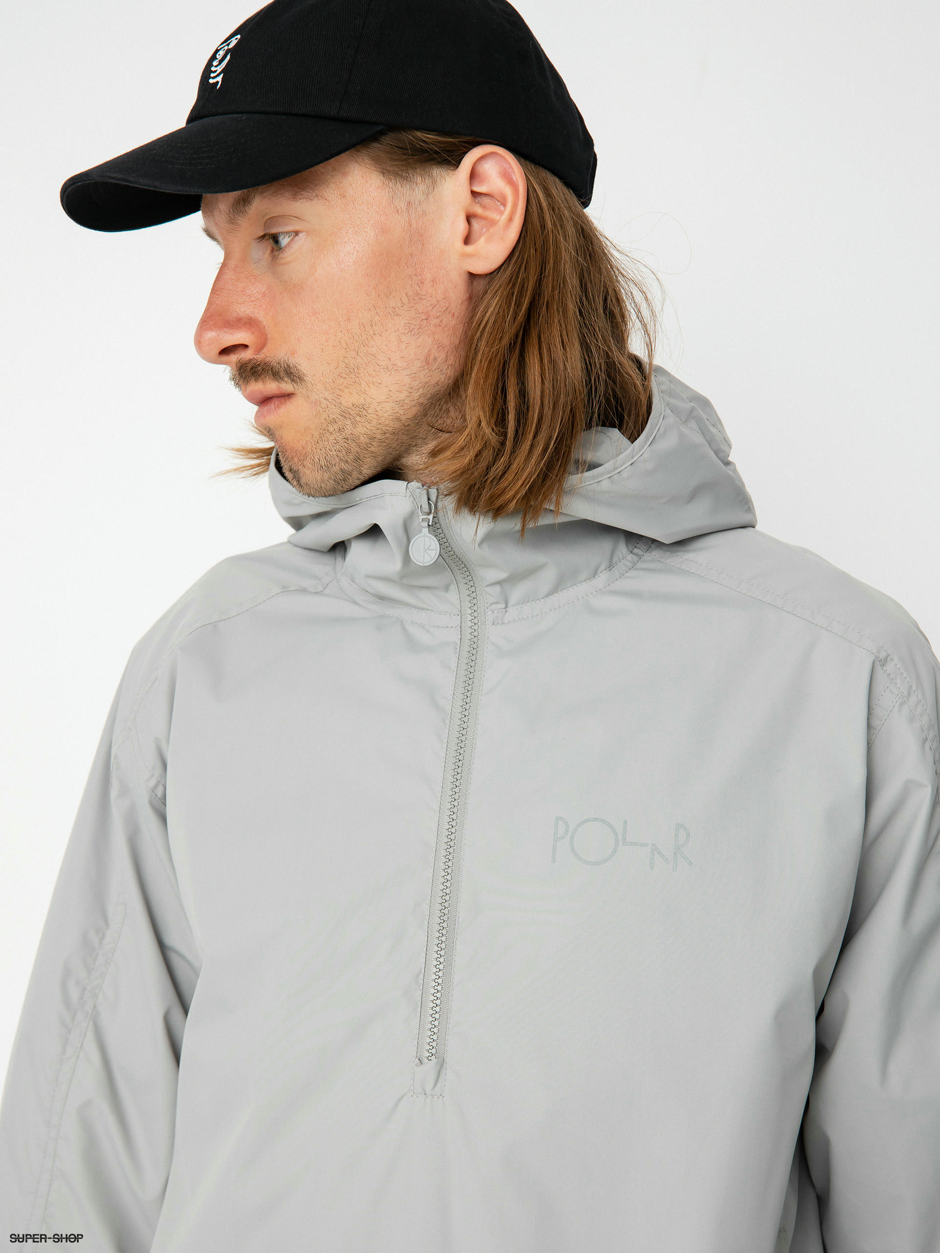 Polar Skate Packable Anorak Jacket (silver)