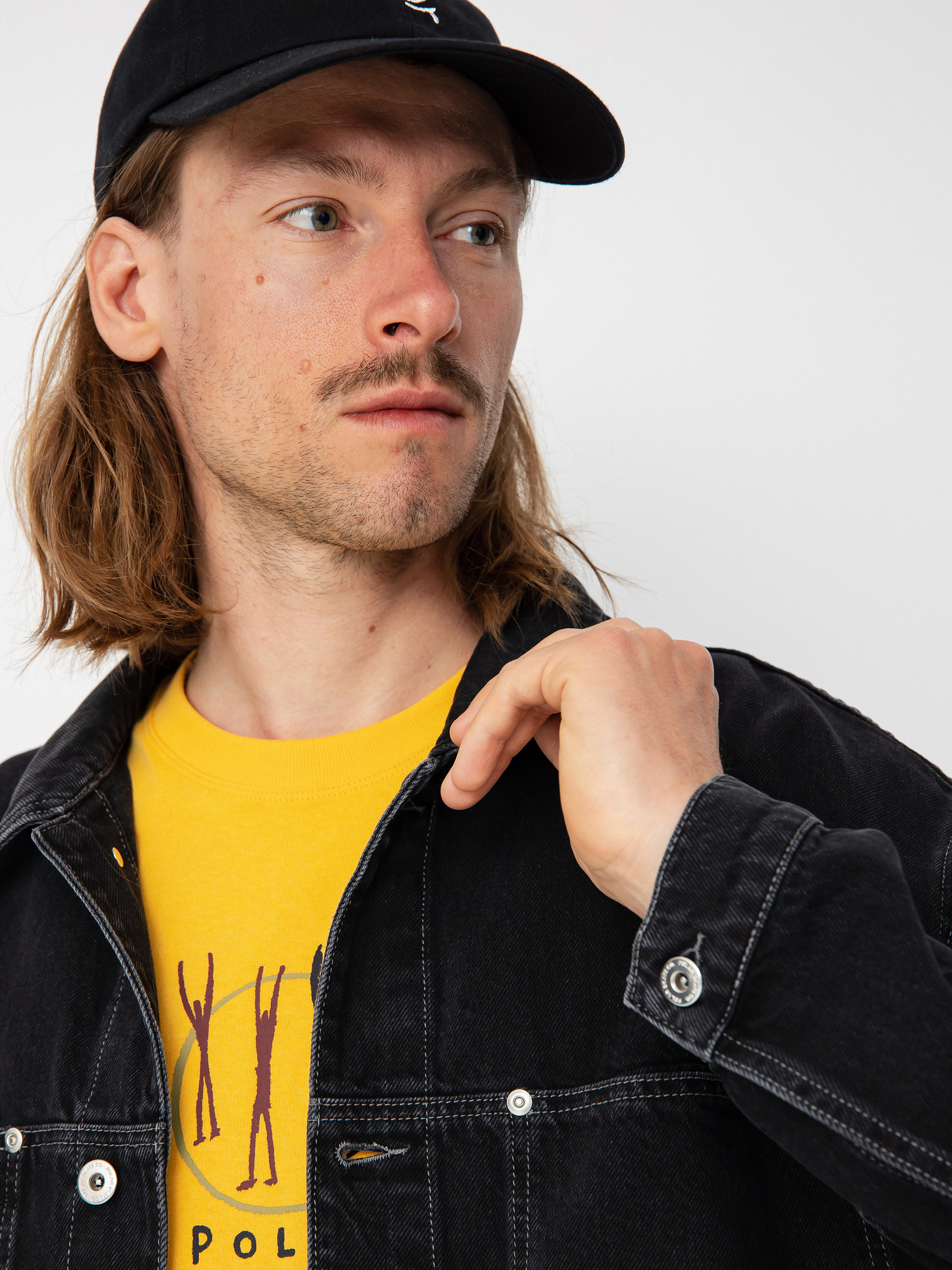 Polar Skate Patrik Denim Jacket (silver black)