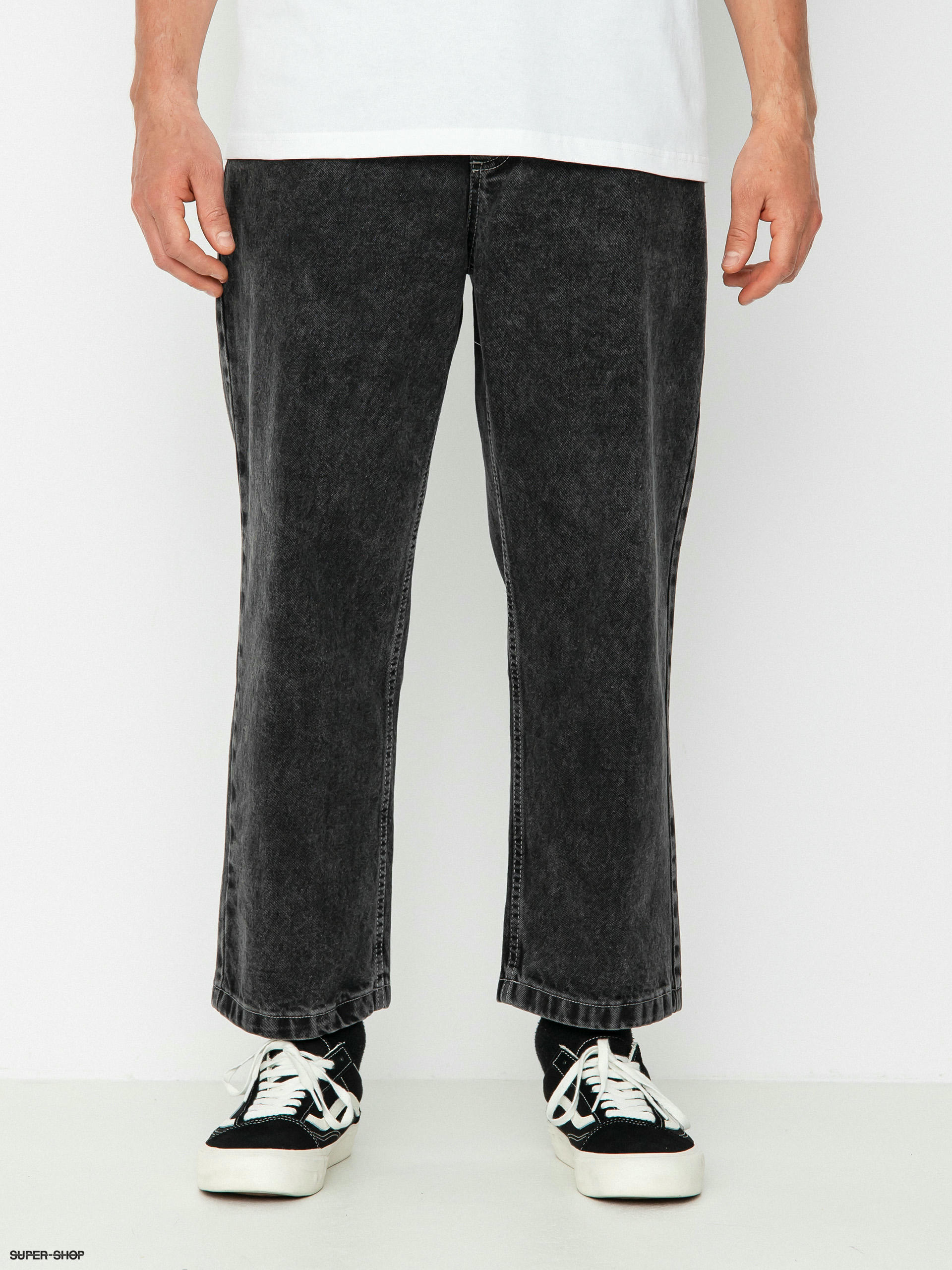 Polar Skate 93! Denim Pants (silver black)