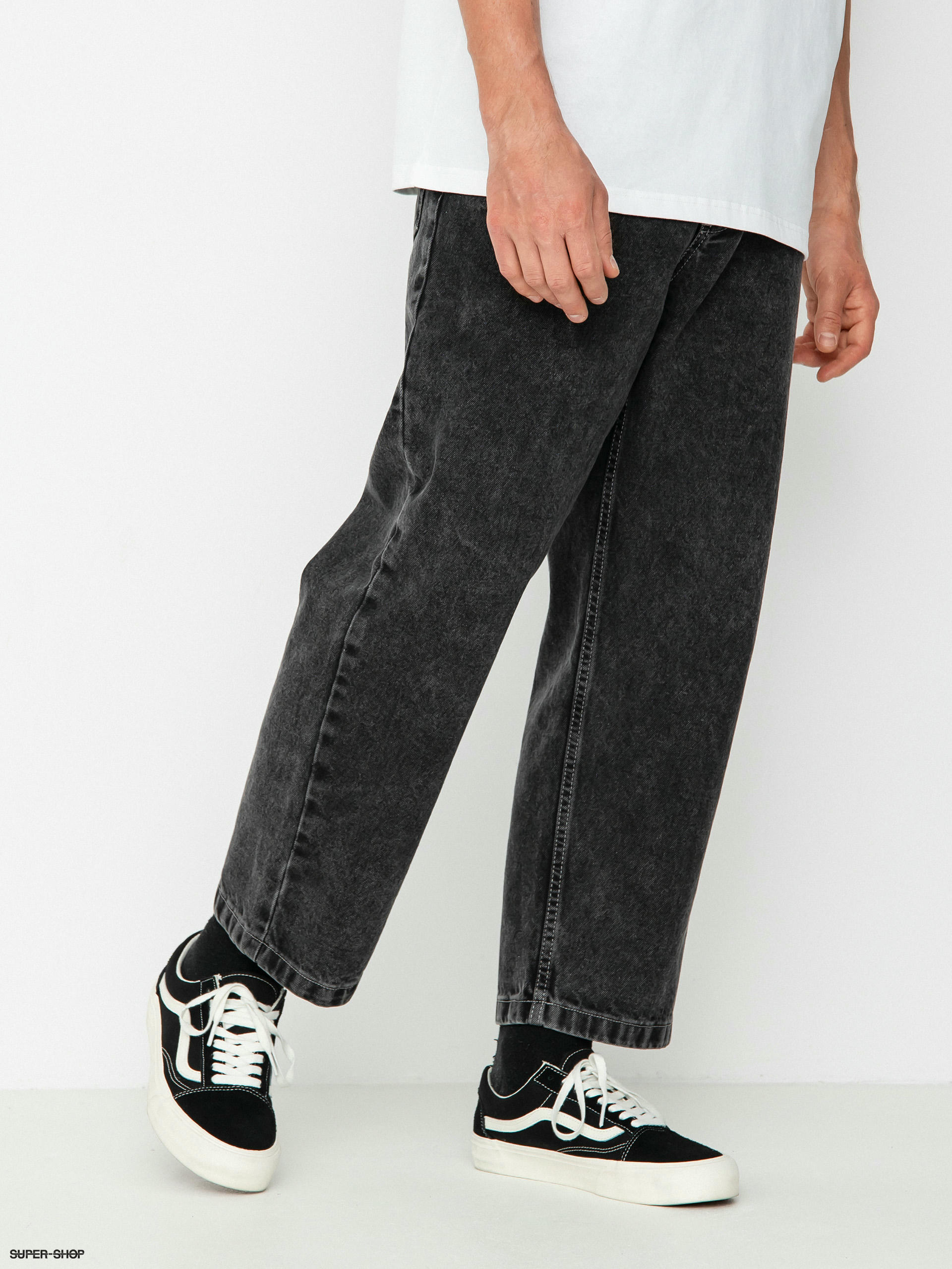 Polar Skate 93! Denim Pants (silver black)