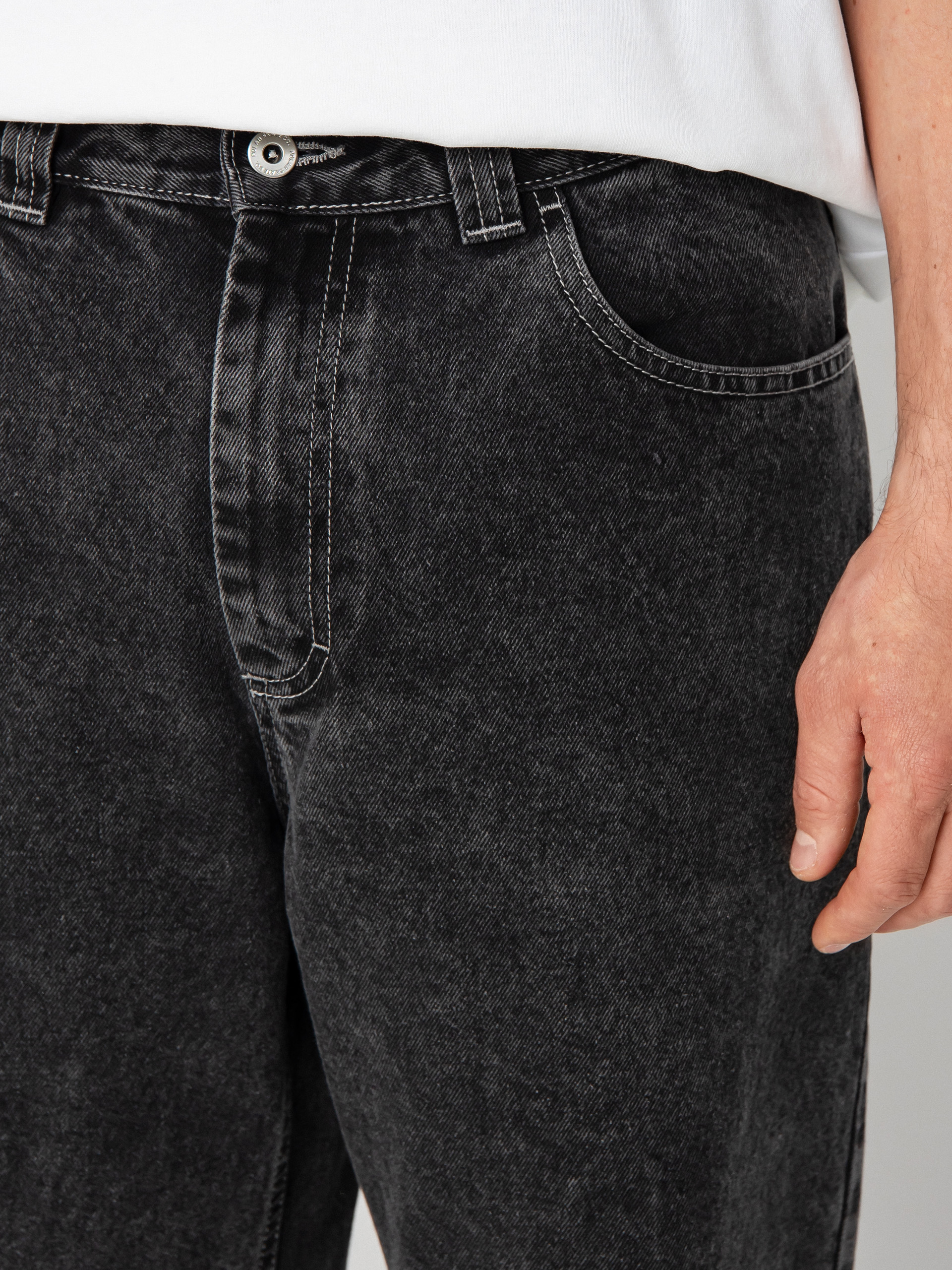 Polar Skate 93! Denim Pants - black (silver black)