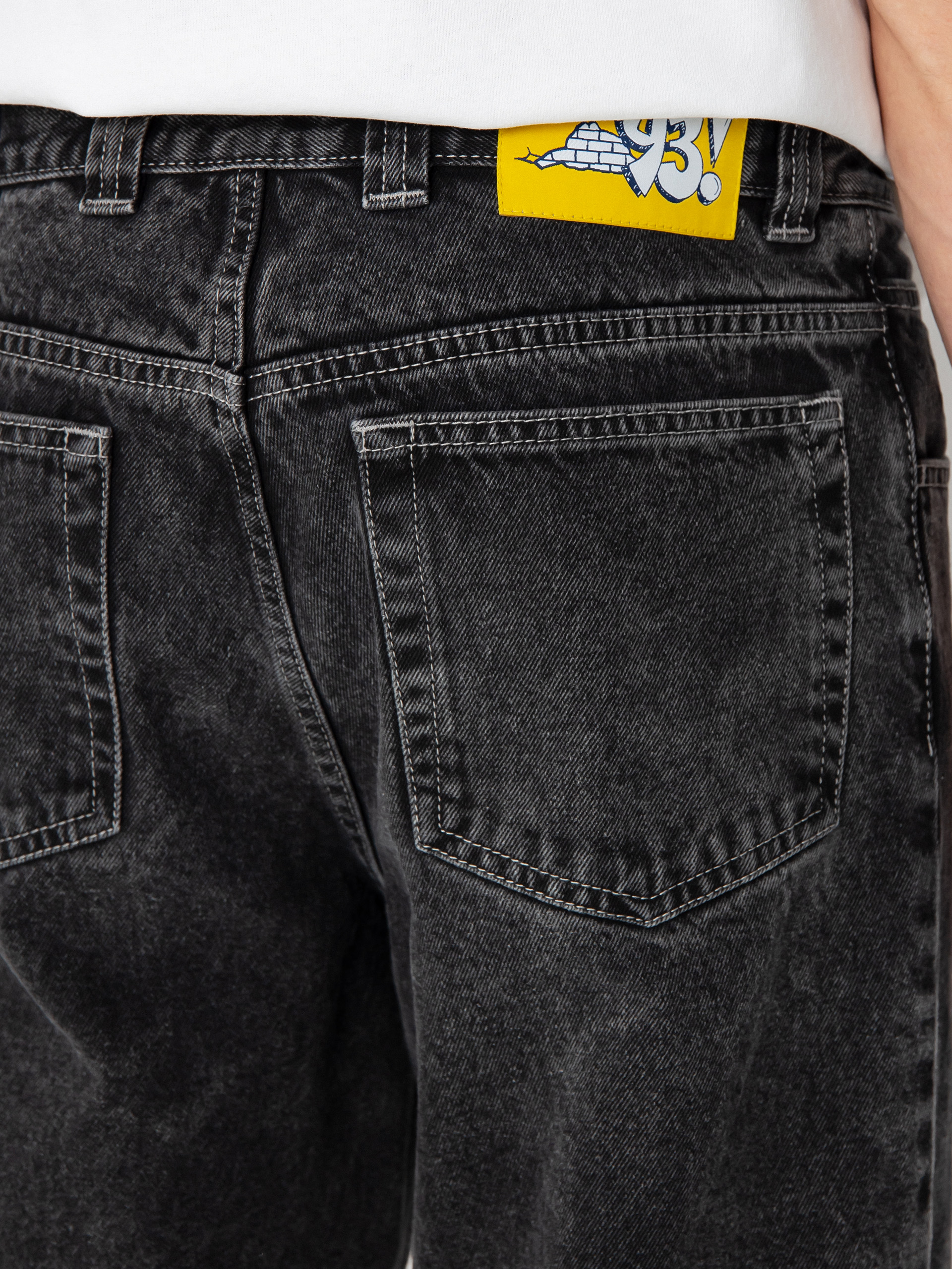 Polar Skate 93! Denim Pants - black (silver black)