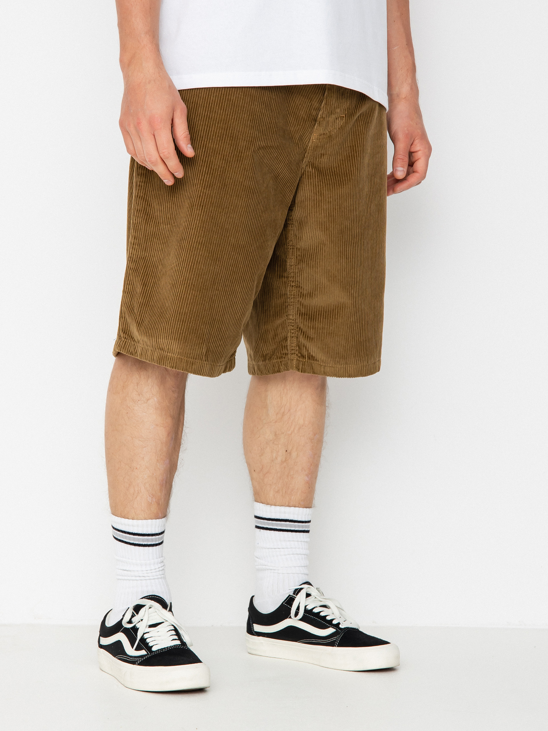 Polar Skate Big Boy Cord Shorts - brown (brass)