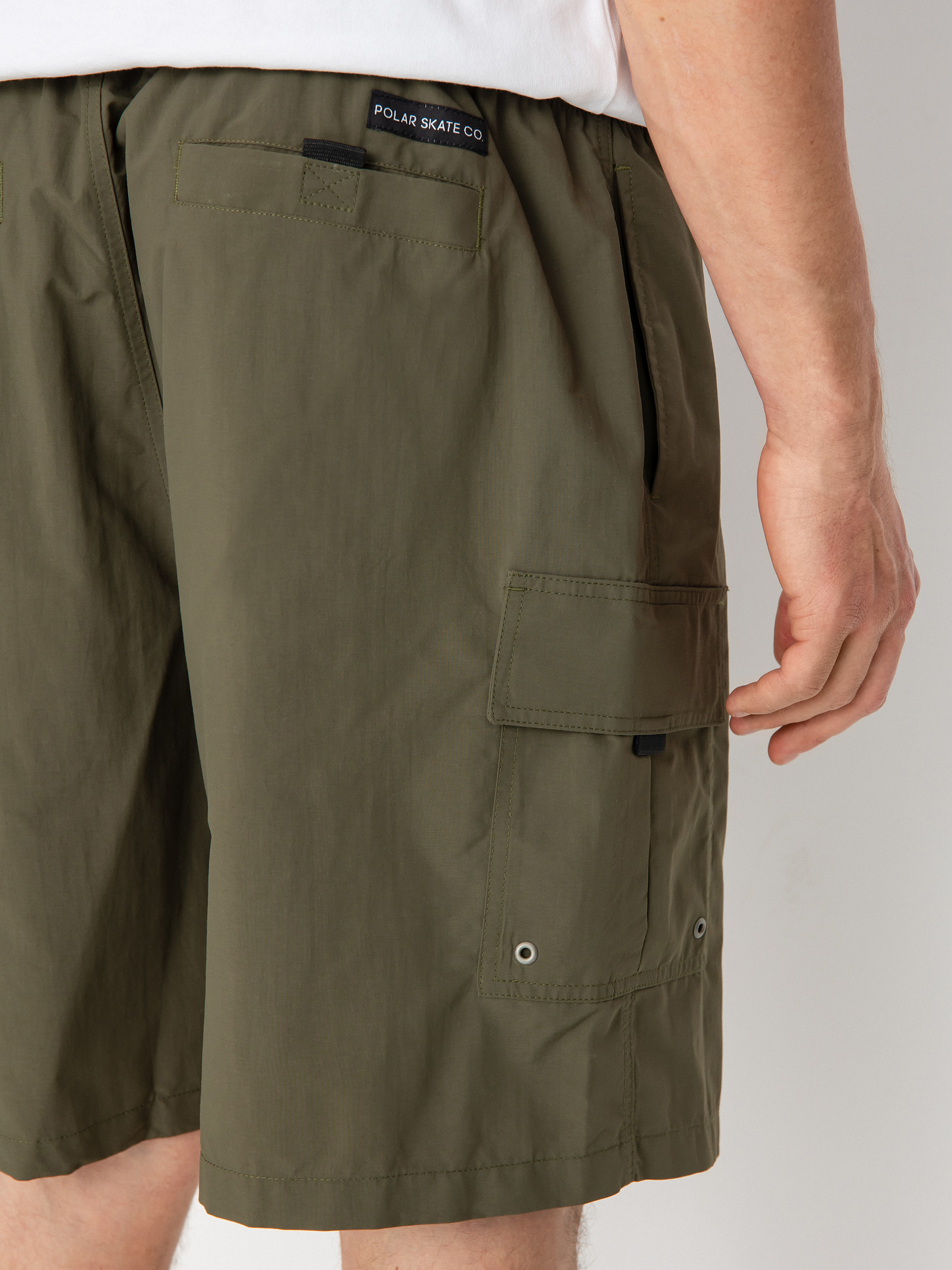 Polar Skate Utility Swim Shorts (dark olive)