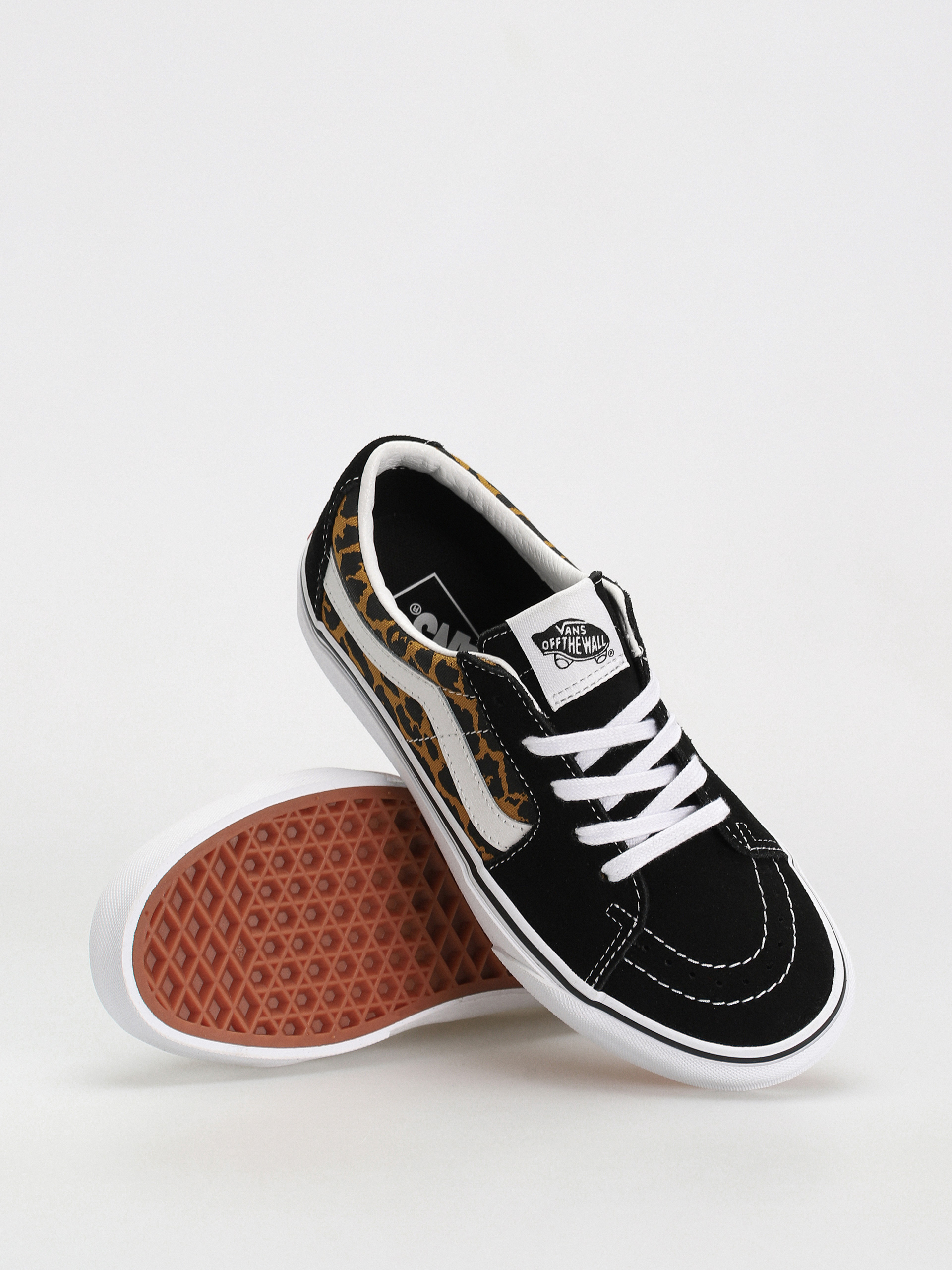 Vans Sk8 Low Shoes (leopard black/true white)