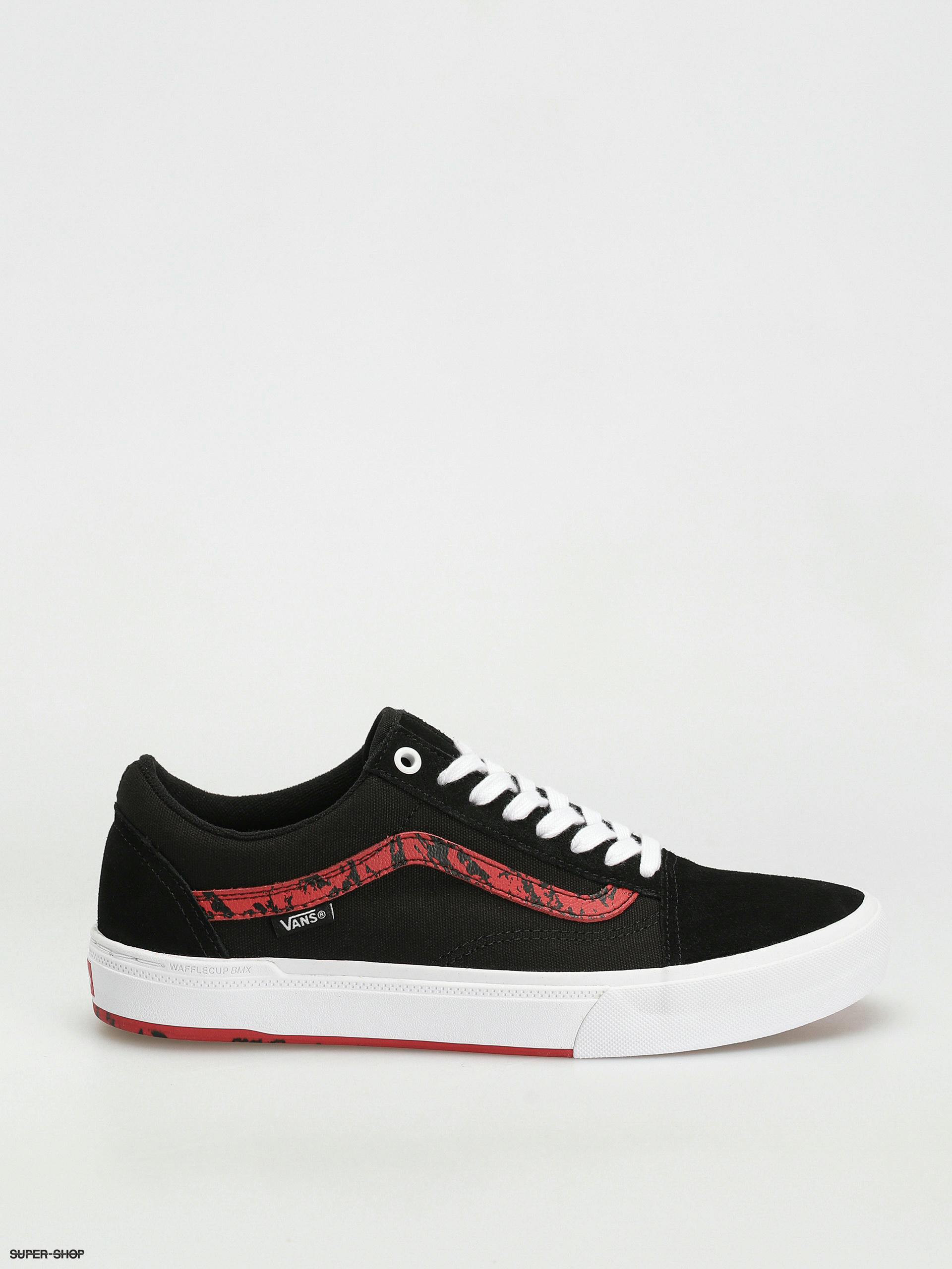 Vans Bmx Old Skool Shoes marble black white red