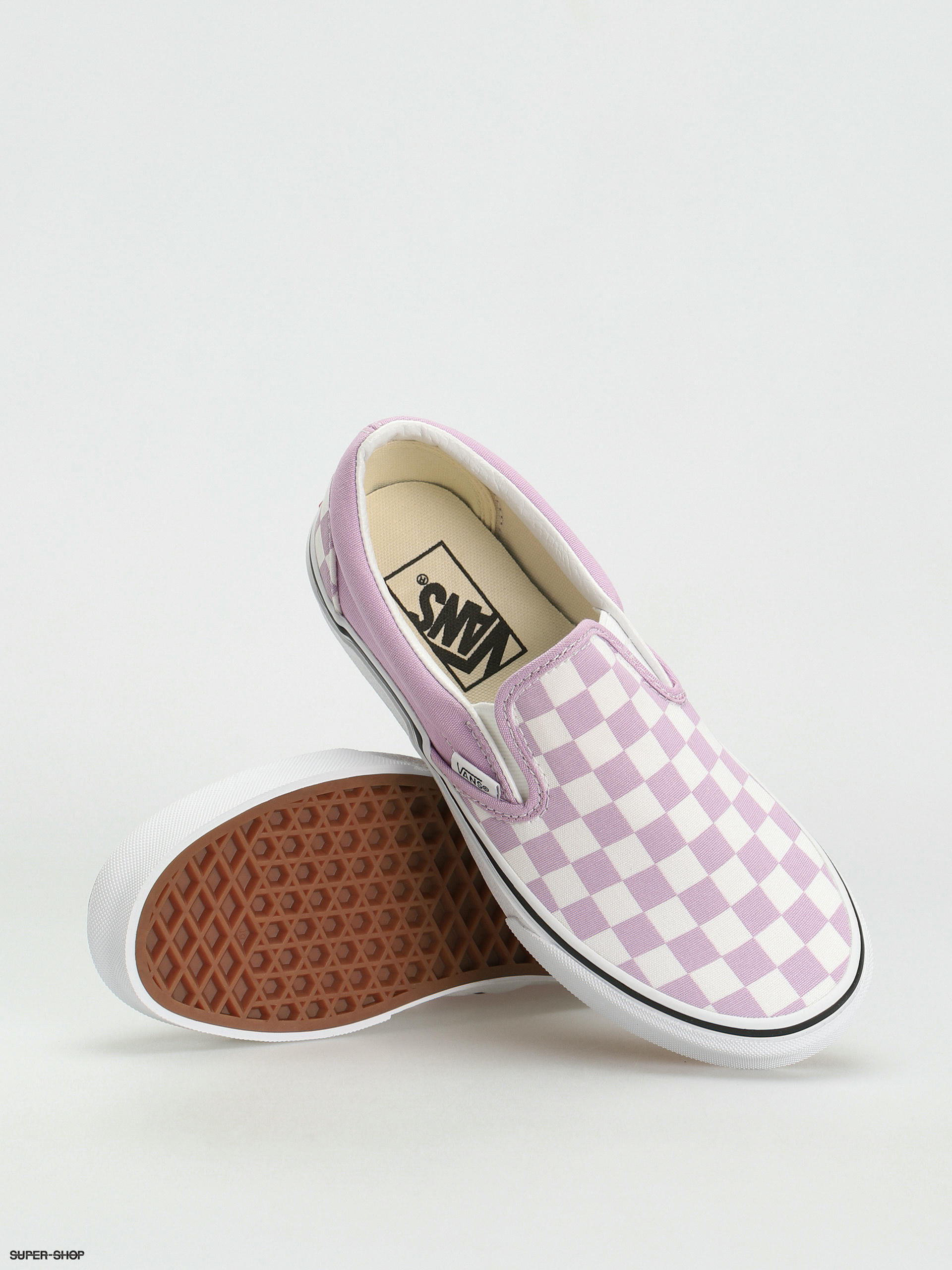 Vans lilac shop slip on