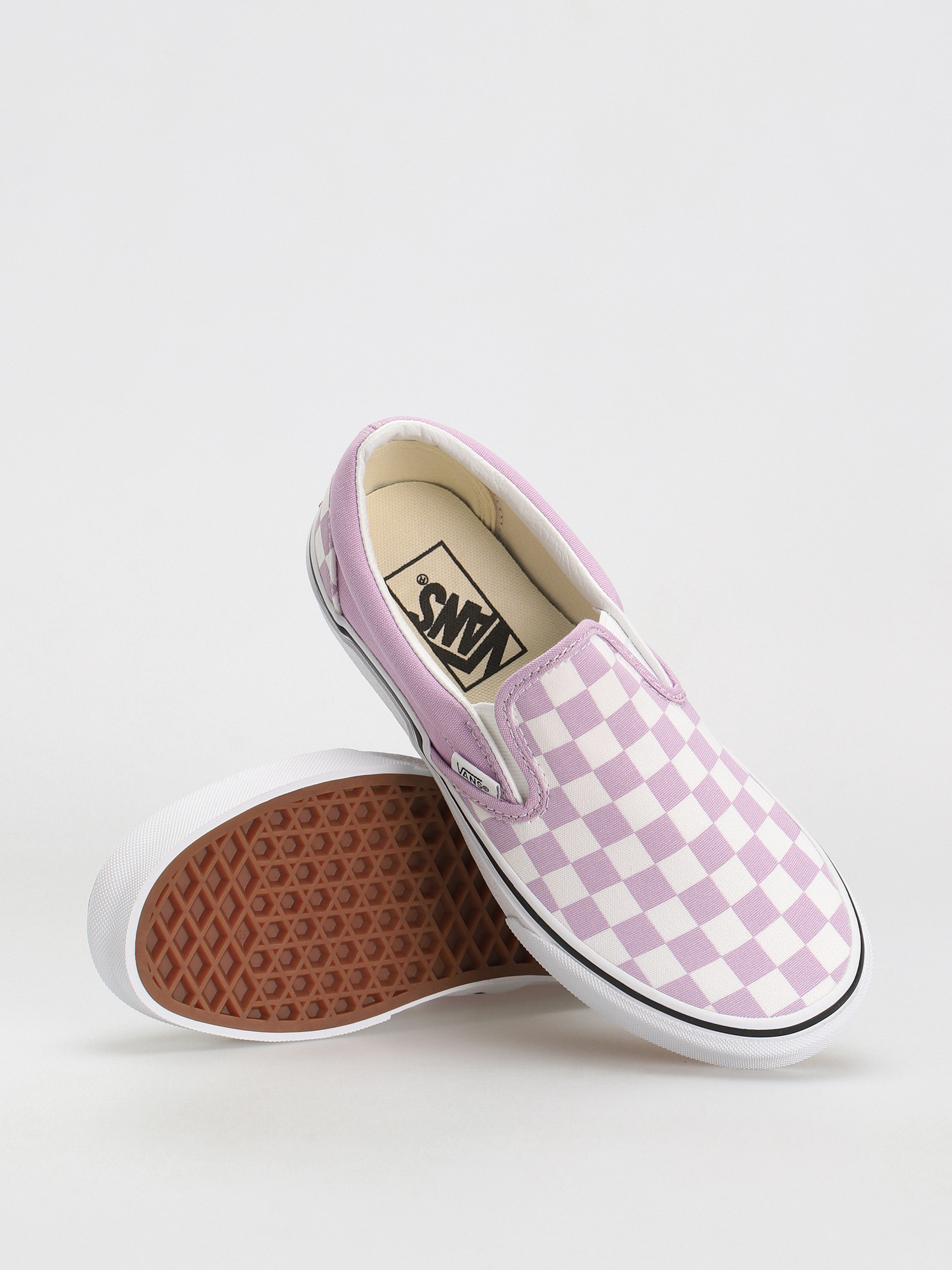 Vans Classic Slip On Schuhe (color theory checkerboard lupine)