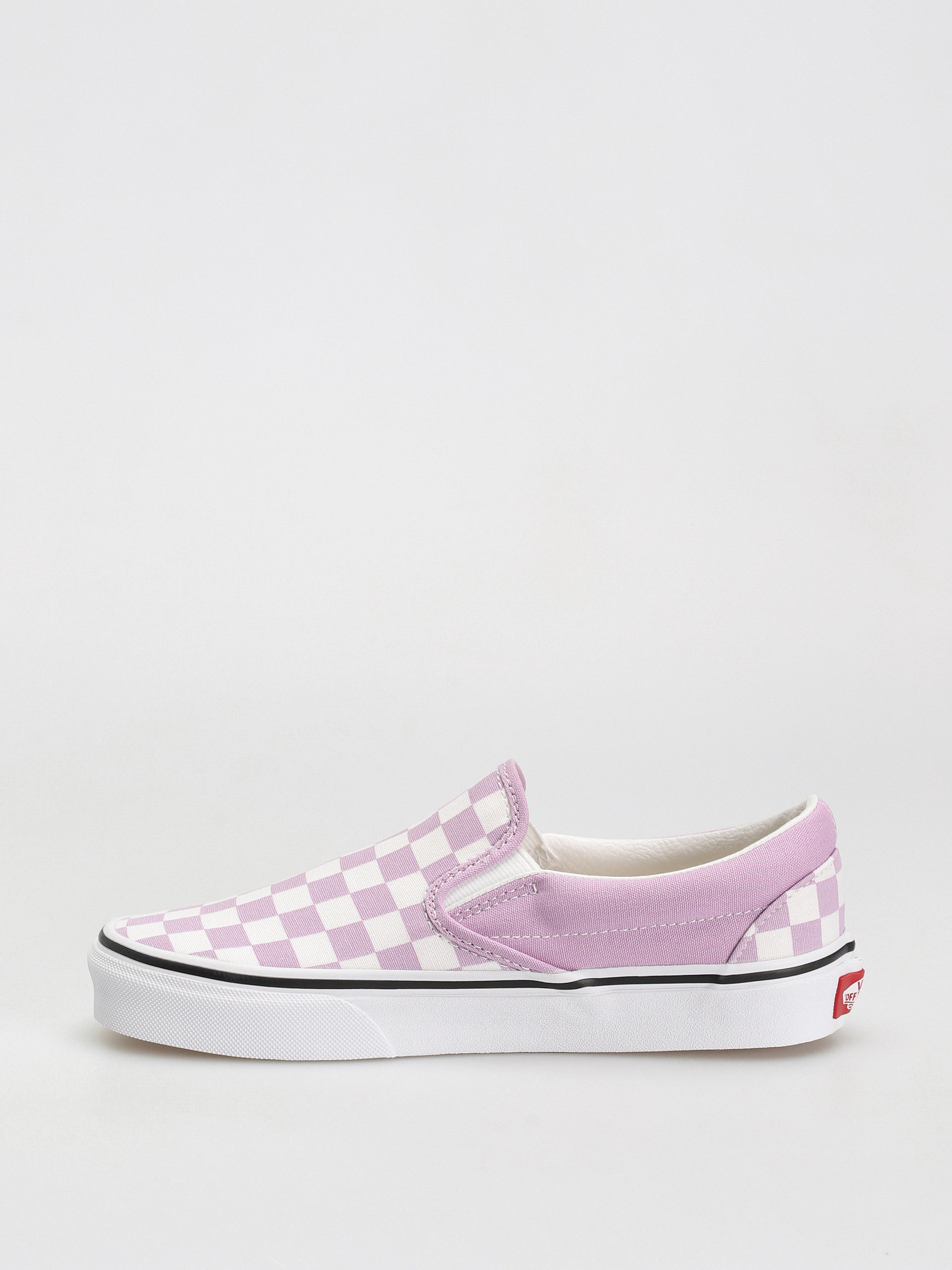 Vans Classic Slip On Shoes (color theory checkerboard lupine)