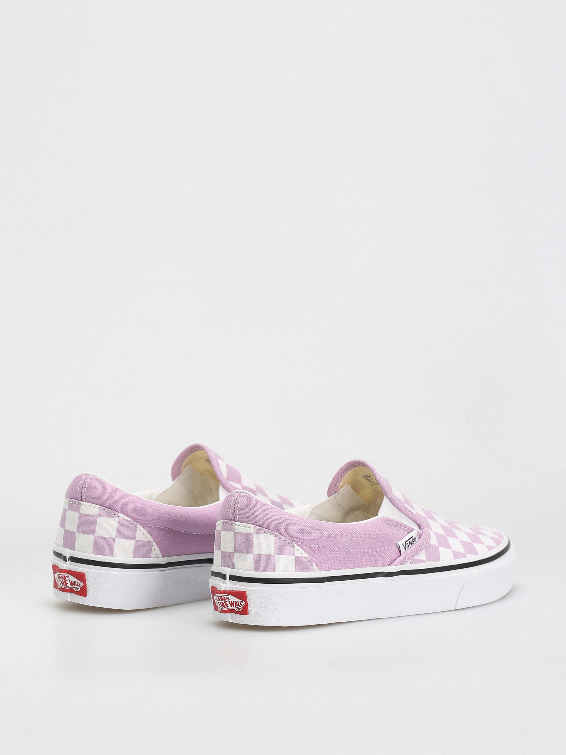 Vans Classic Slip On Shoes (color theory checkerboard lupine)