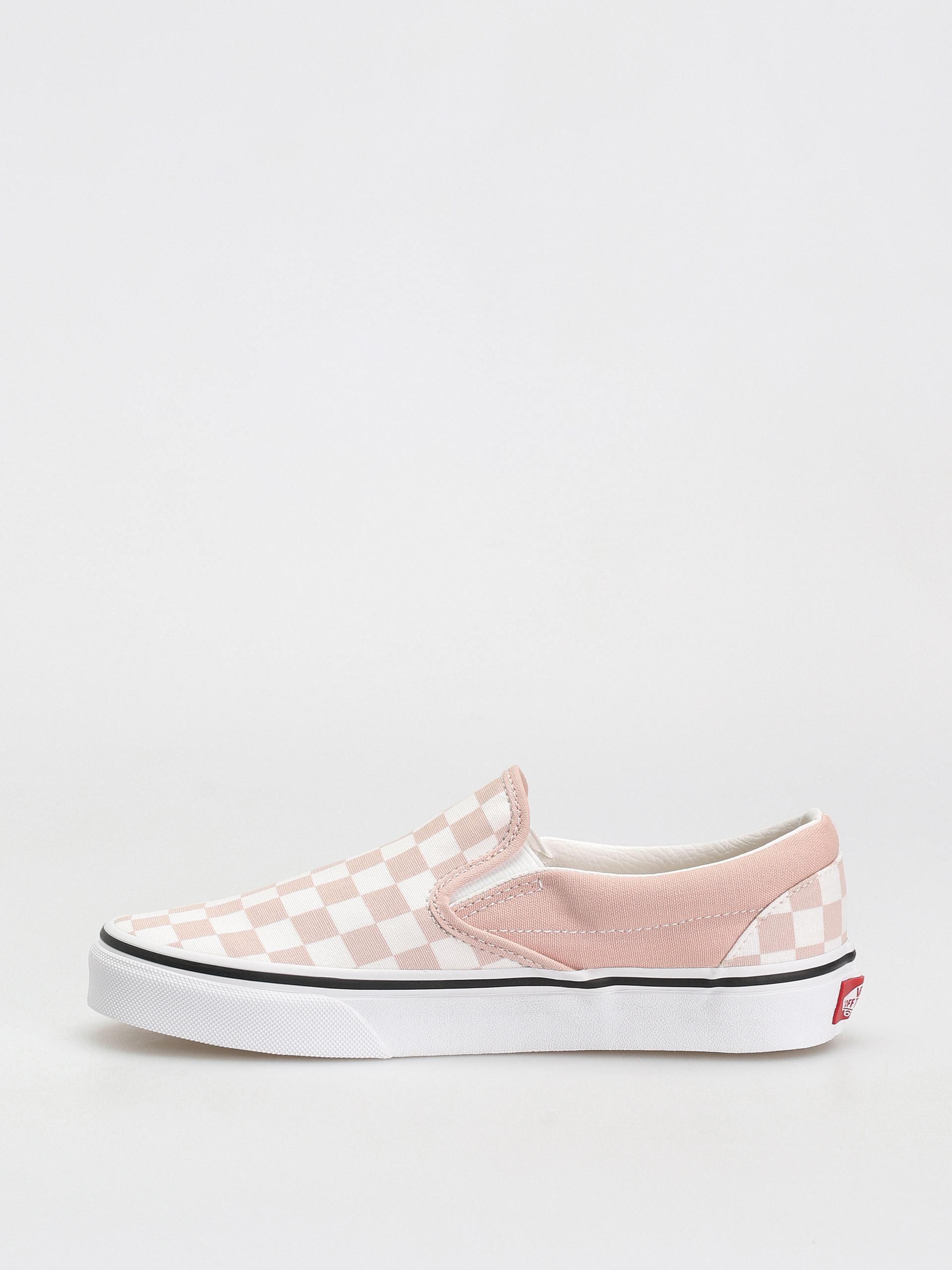 Vans Classic Slip On Shoes (color theory checkerboard rose smoke)