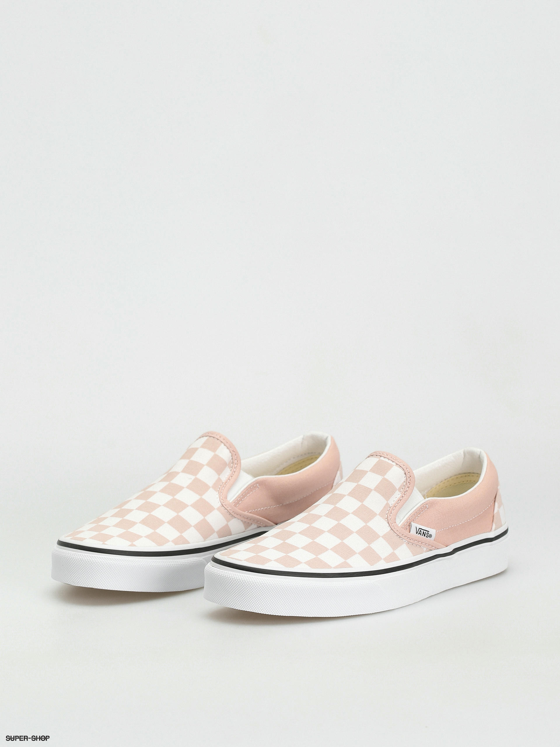 Vans checkerboard slip on sale on dry rose