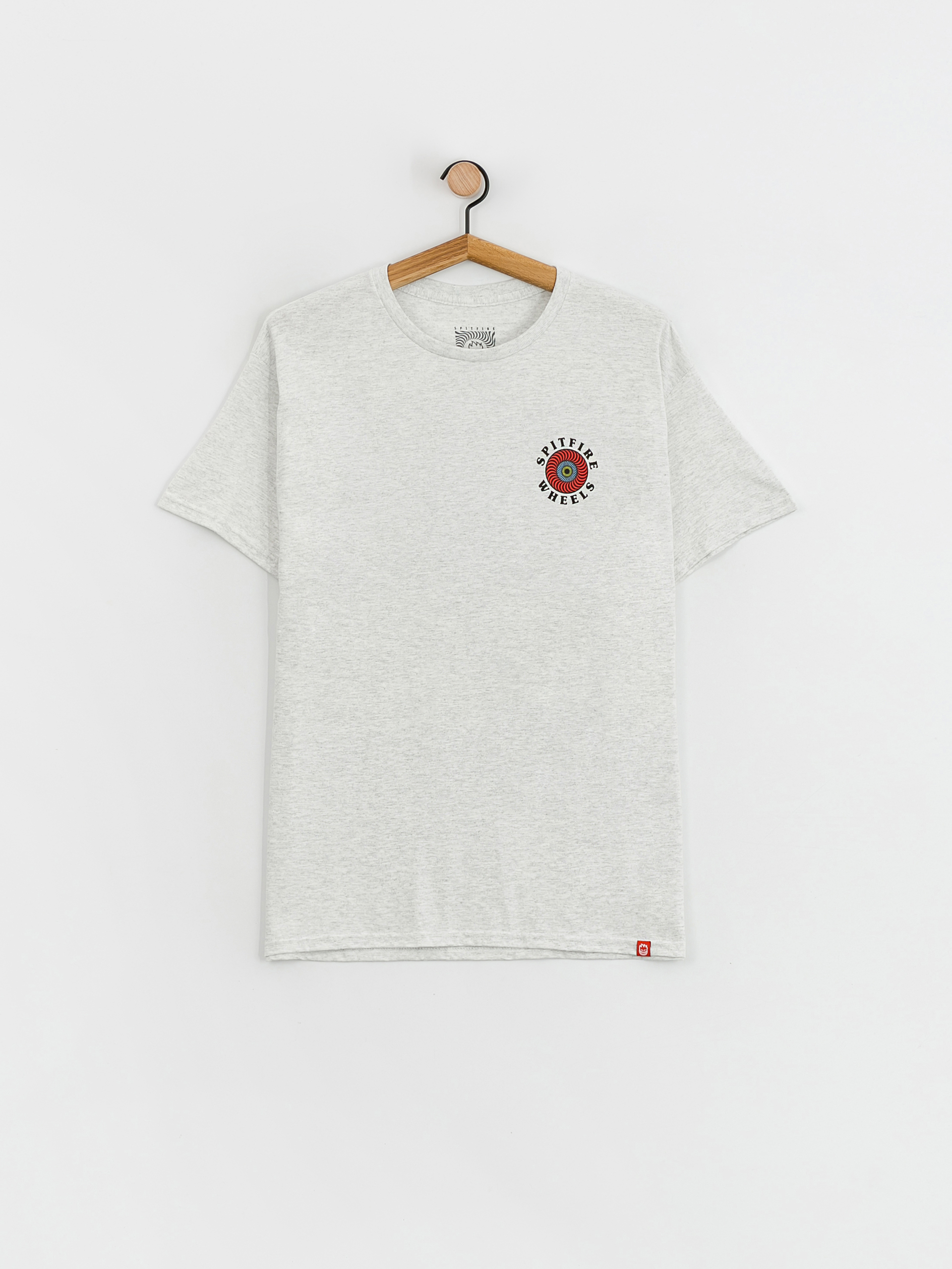 Spitfire Og Classic Fill T-shirt (ash w/multi color prints)
