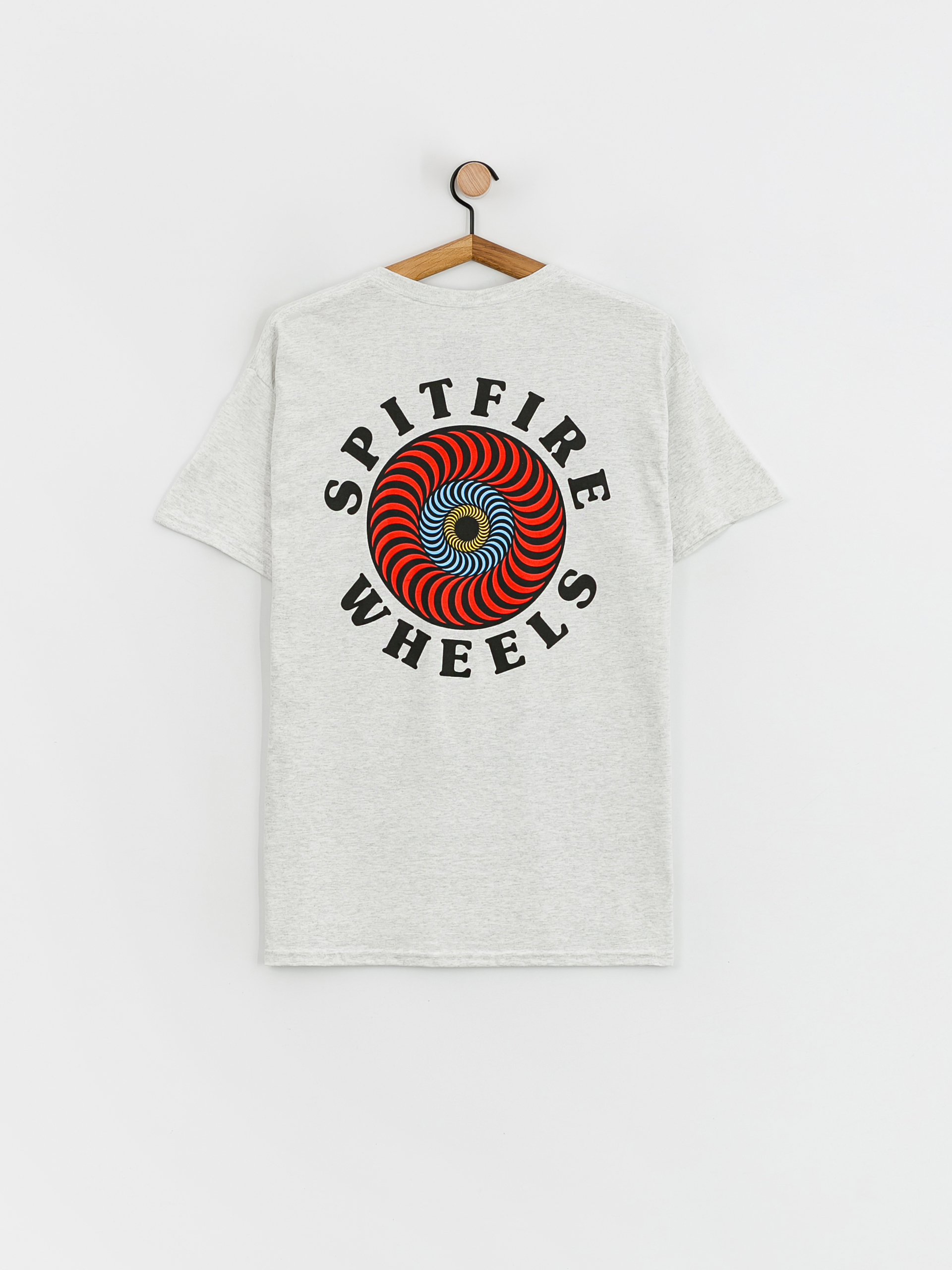 Spitfire Og Classic Fill T-shirt (ash w/multi color prints)