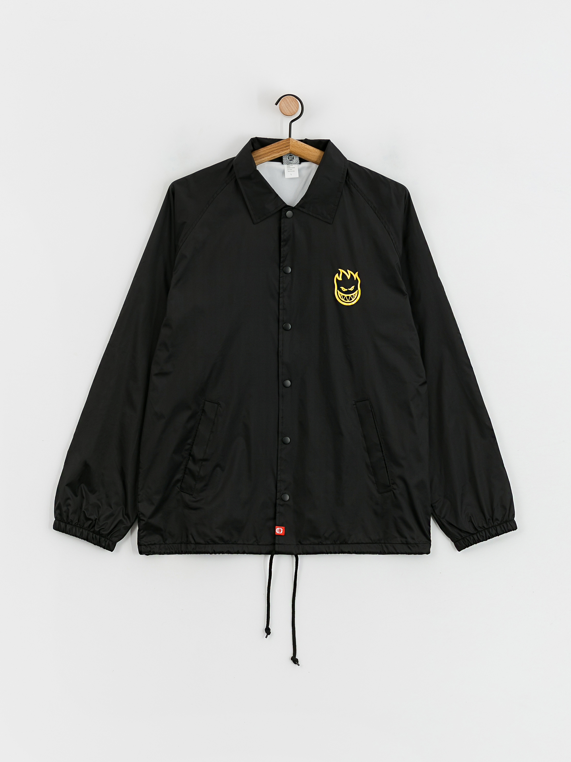 Spitfire Classic Vortex Jacket (black w/yellow prints)
