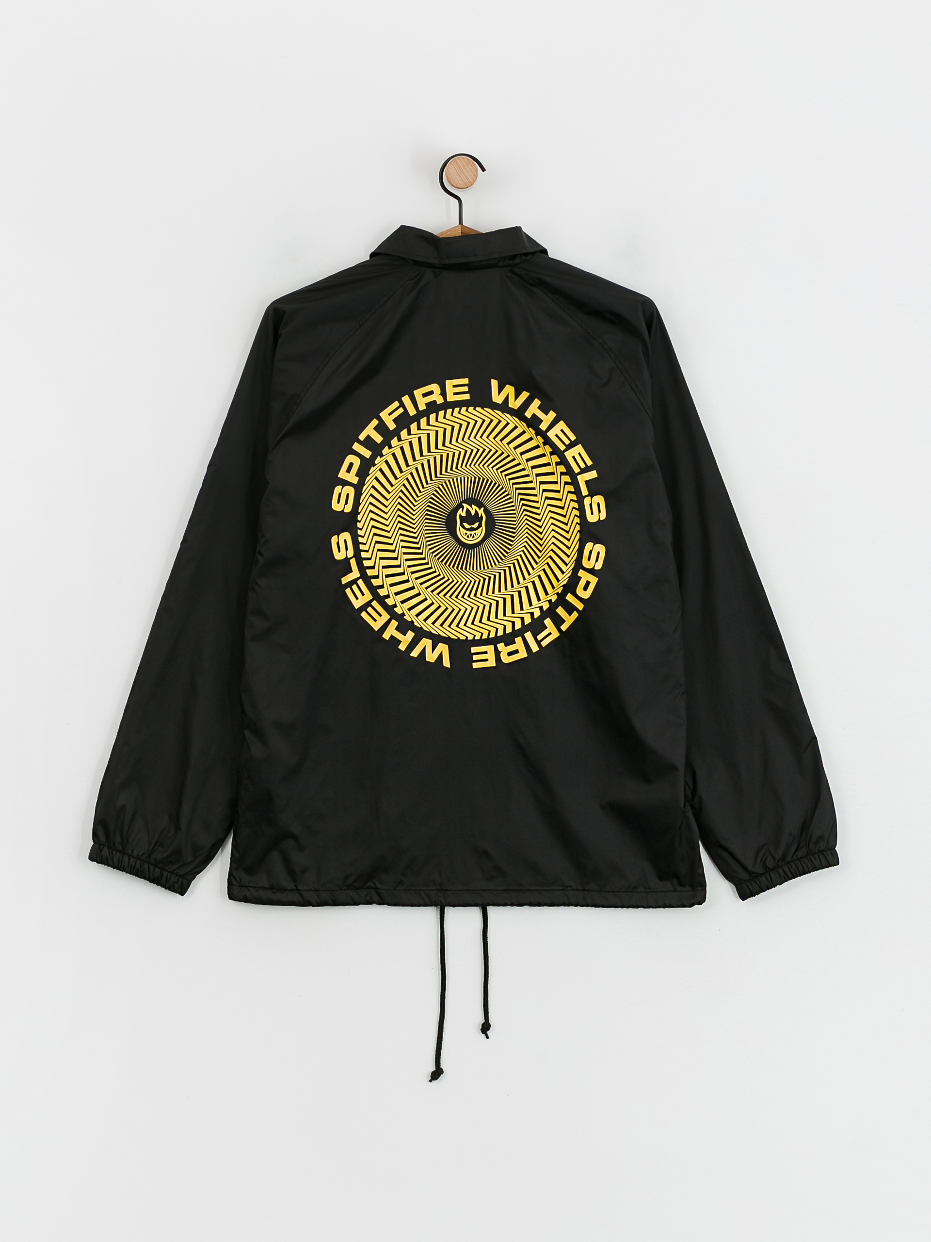 Spitfire Classic Vortex Jacket (black w/yellow prints)