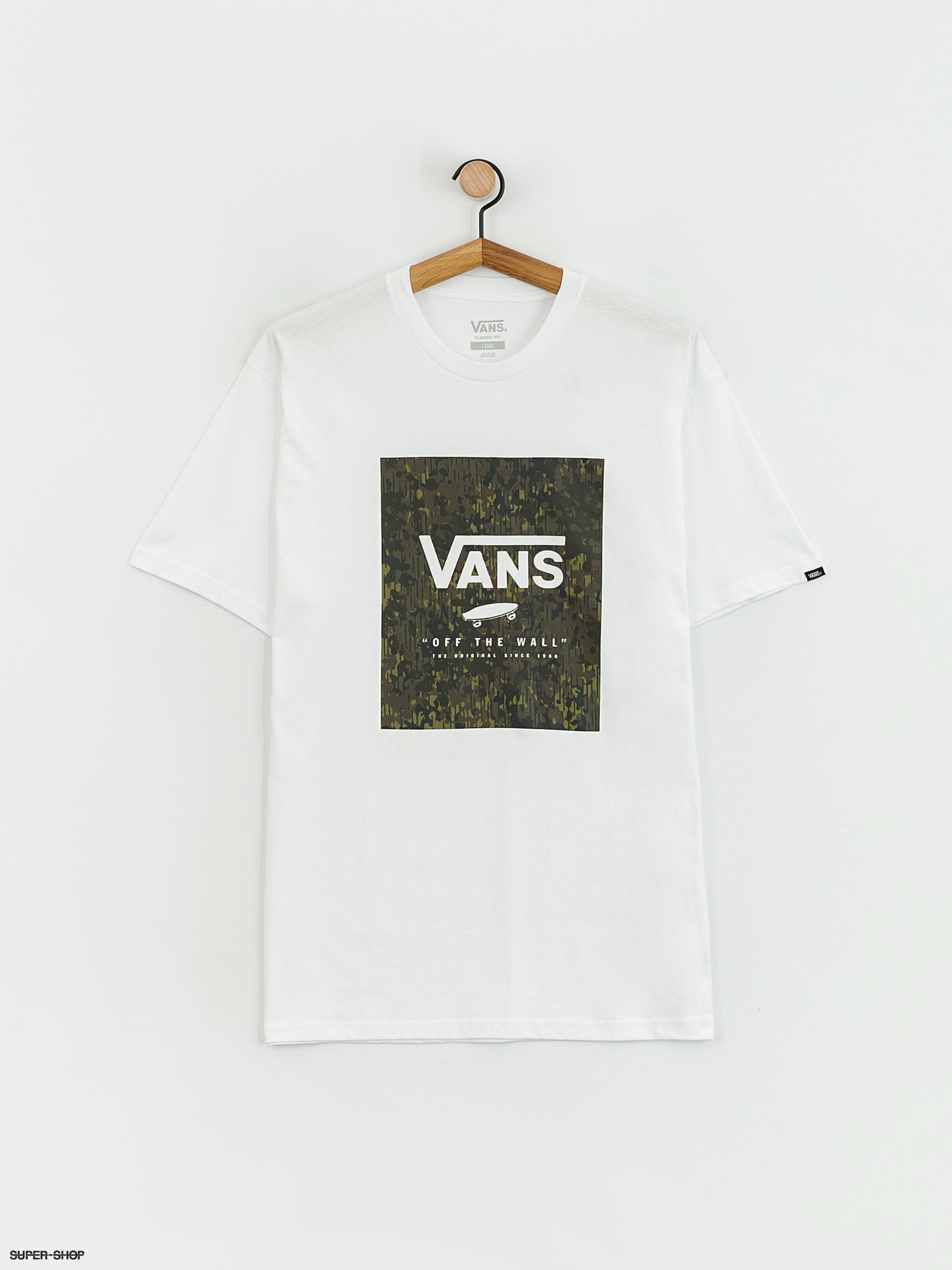 Vans Classic Print Box T-Shirt (white/loden green)